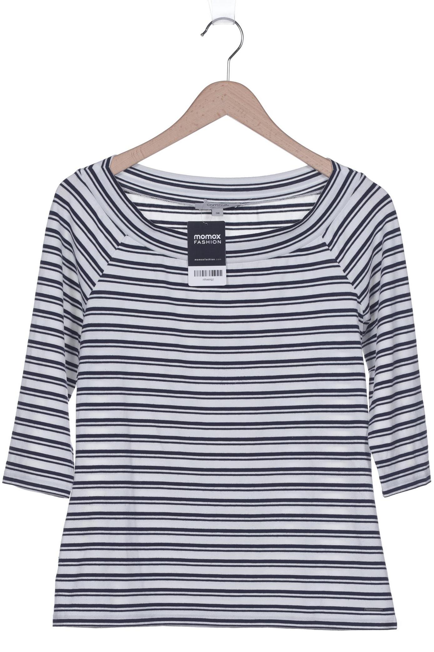 

Comma Damen Langarmshirt, weiß