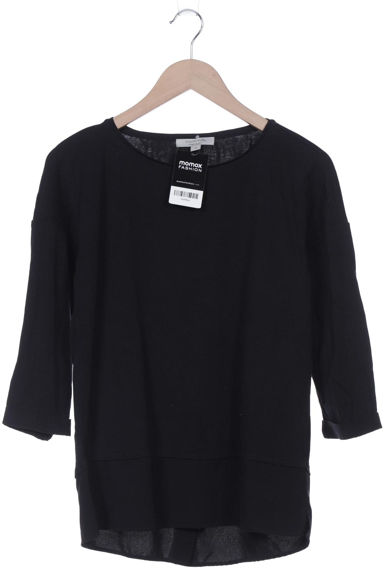 

Comma Damen Langarmshirt, schwarz, Gr. 34