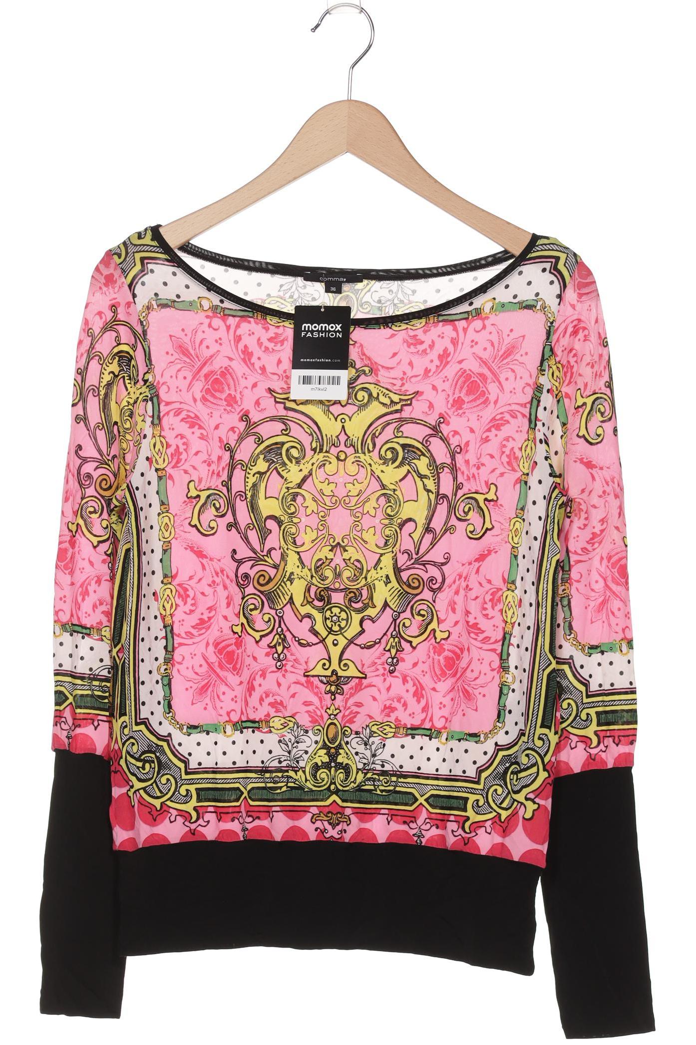 

Comma Damen Langarmshirt, mehrfarbig, Gr. 36