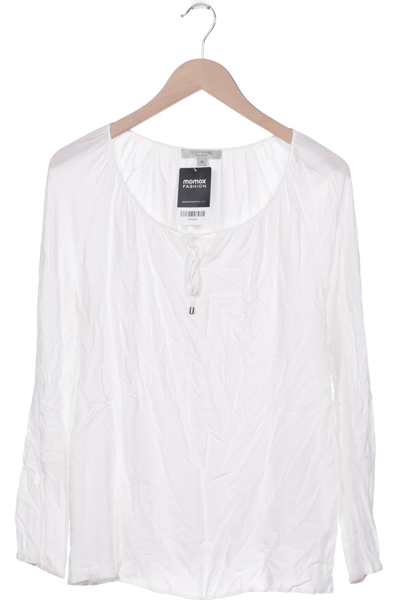 

Comma Damen Langarmshirt, weiß