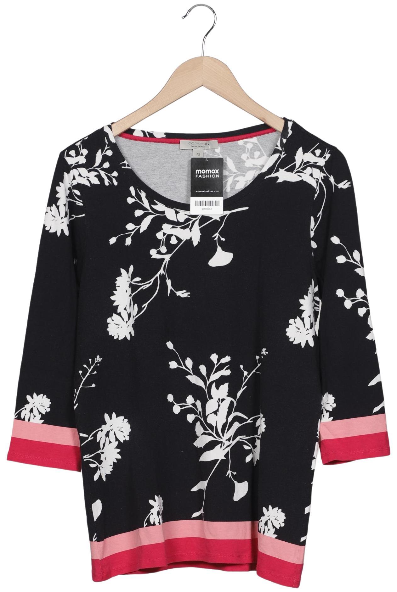 

Comma Damen Langarmshirt, mehrfarbig, Gr. 42
