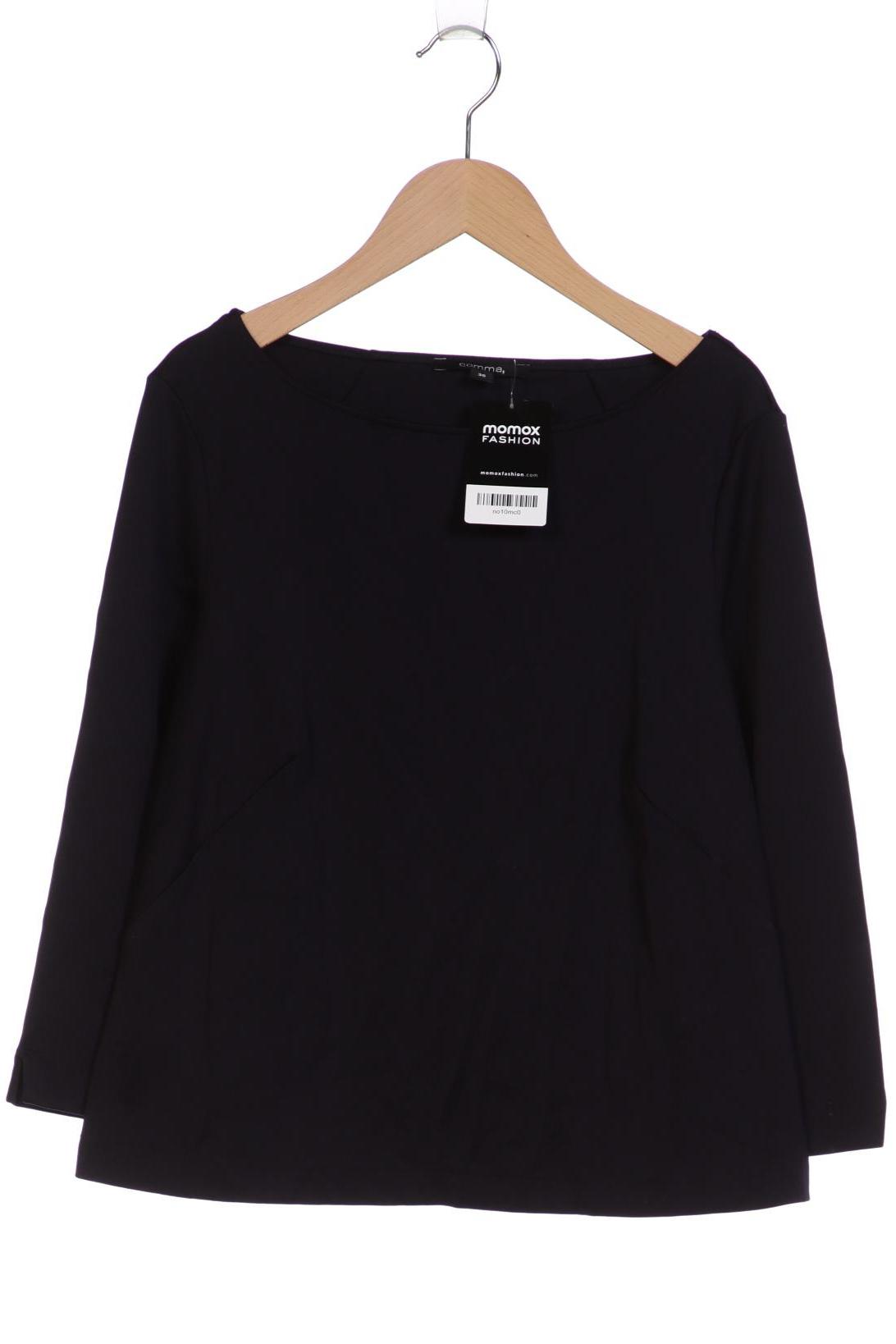 

Comma Damen Langarmshirt, marineblau, Gr. 36