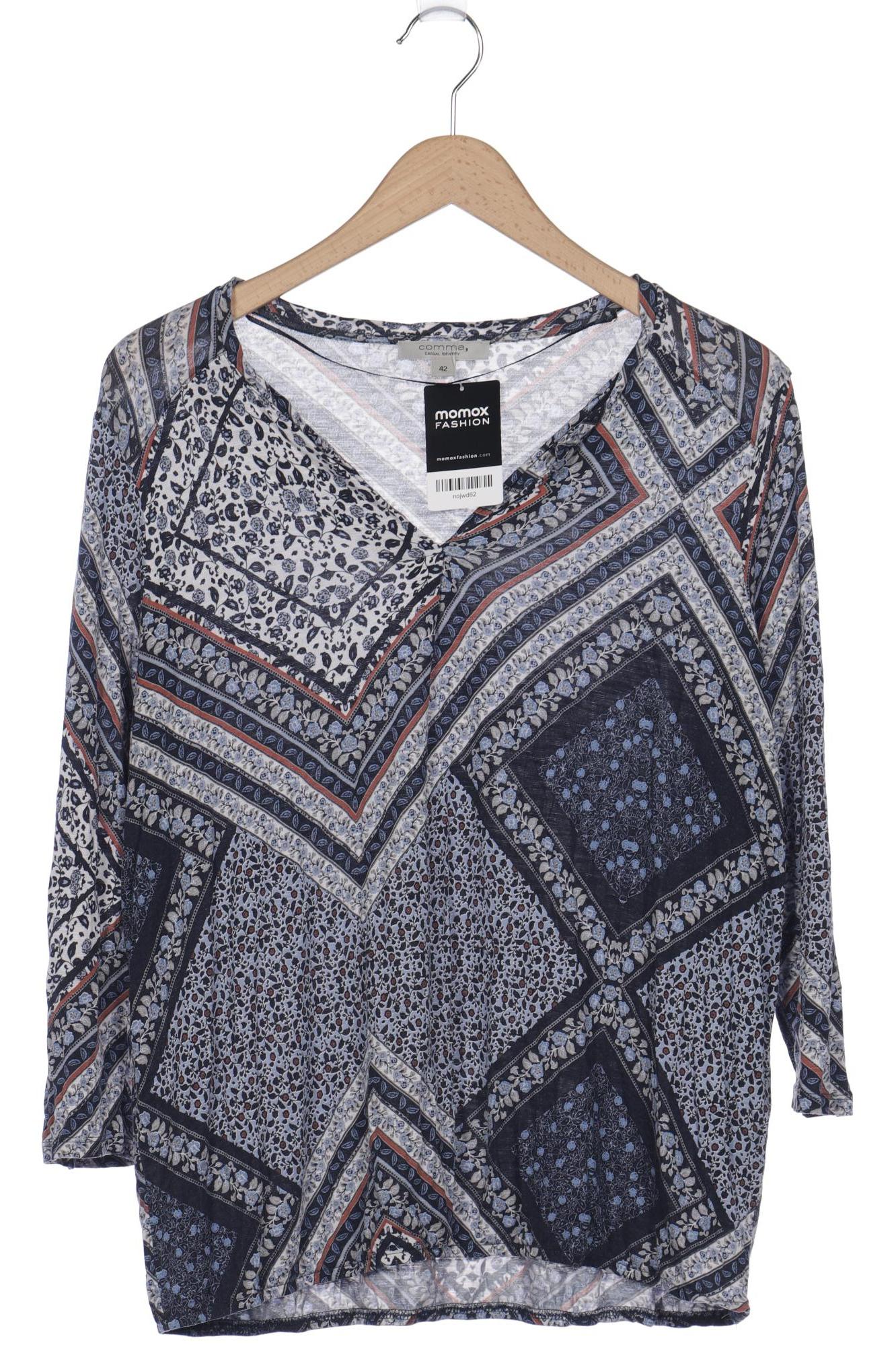 

Comma Damen Langarmshirt, marineblau, Gr. 42