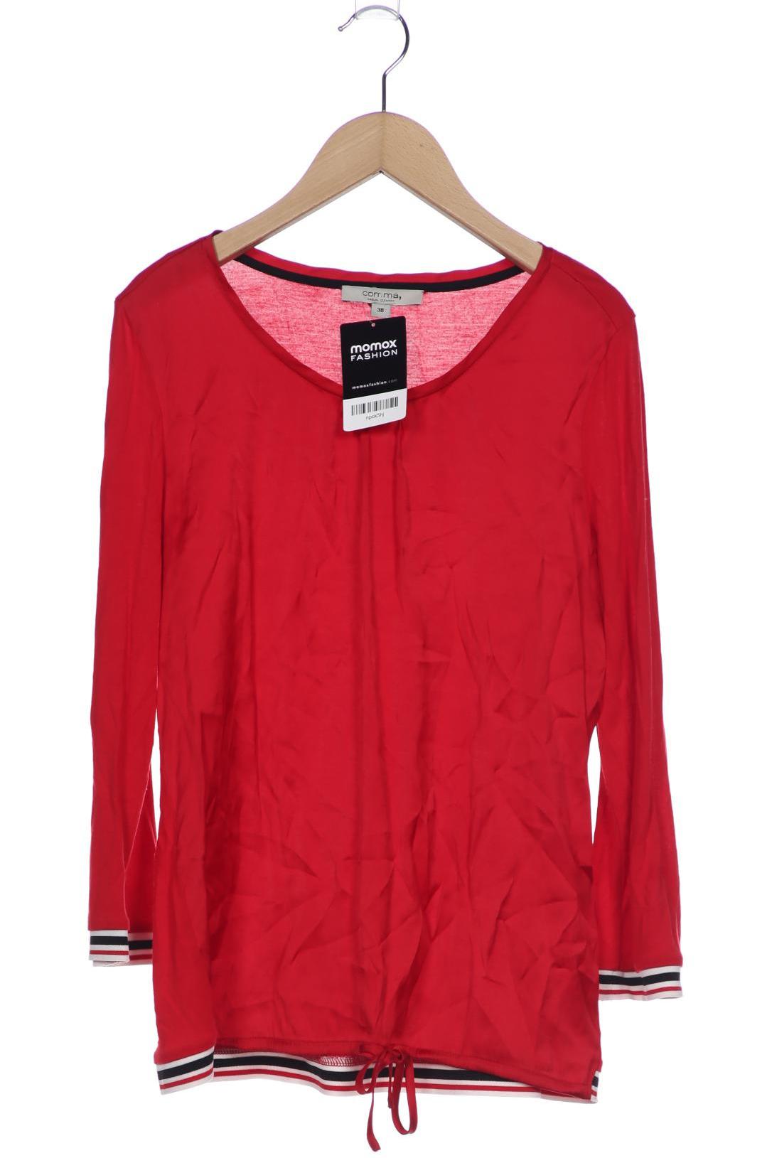 

Comma Damen Langarmshirt, rot, Gr. 38