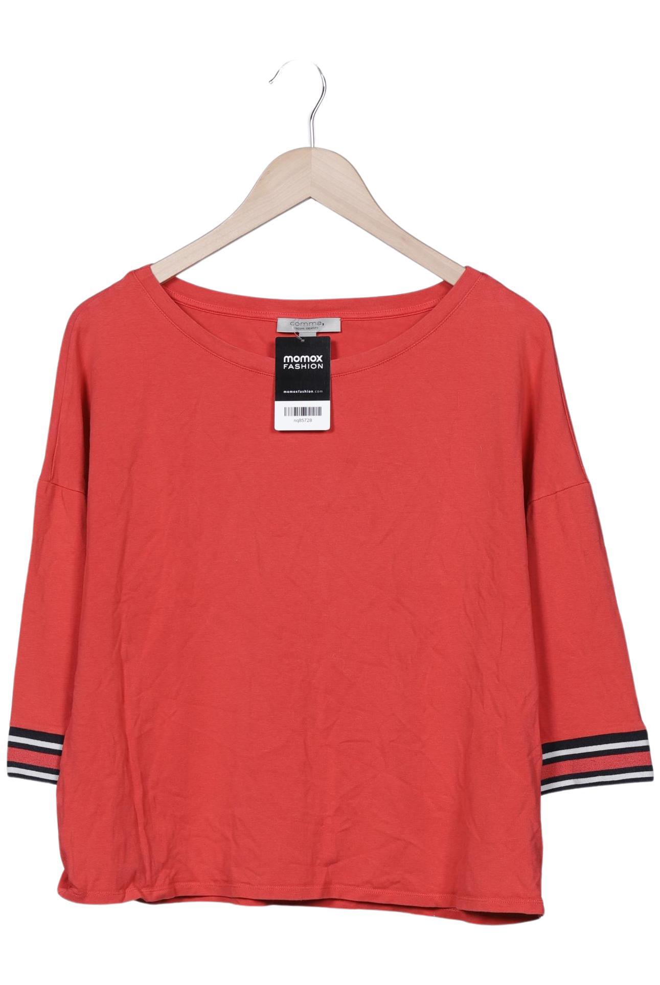

Comma Damen Langarmshirt, rot, Gr. 42