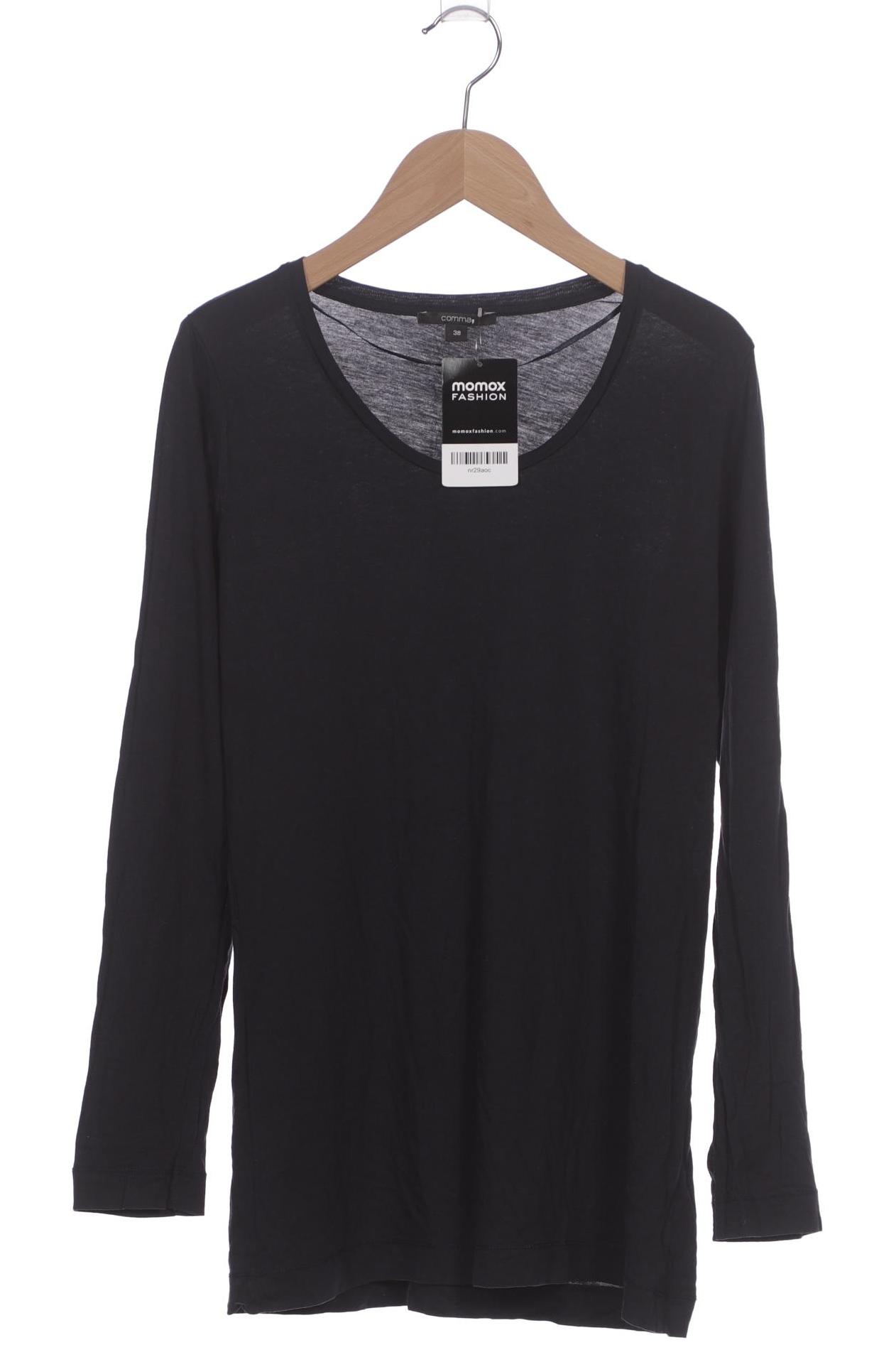 

Comma Damen Langarmshirt, marineblau, Gr. 38
