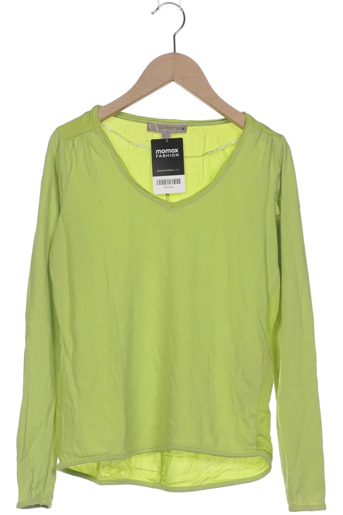 

Comma Damen Langarmshirt, grün, Gr. 34