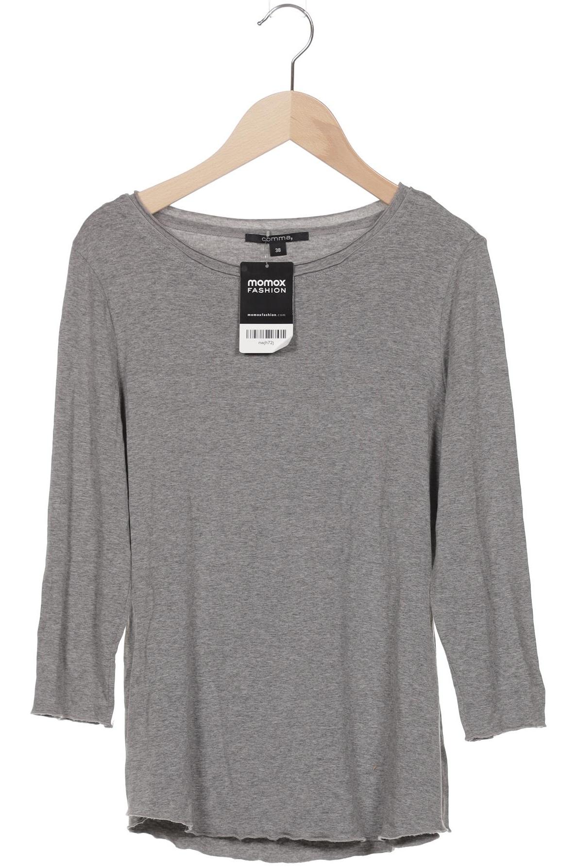 

Comma Damen Langarmshirt, grau, Gr. 38