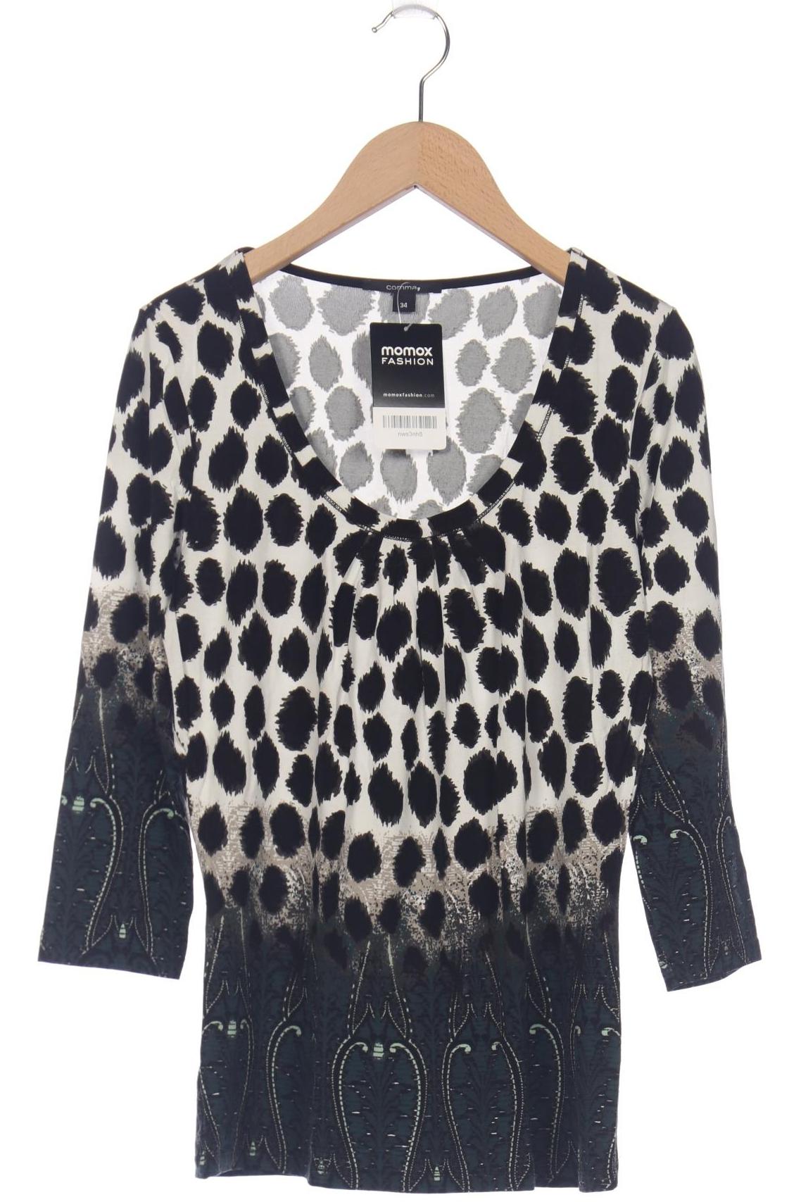 

Comma Damen Langarmshirt, mehrfarbig, Gr. 34