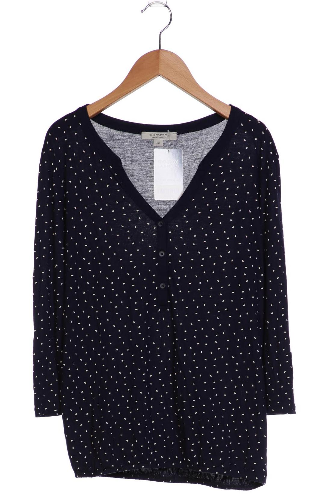 

Comma Damen Langarmshirt, marineblau