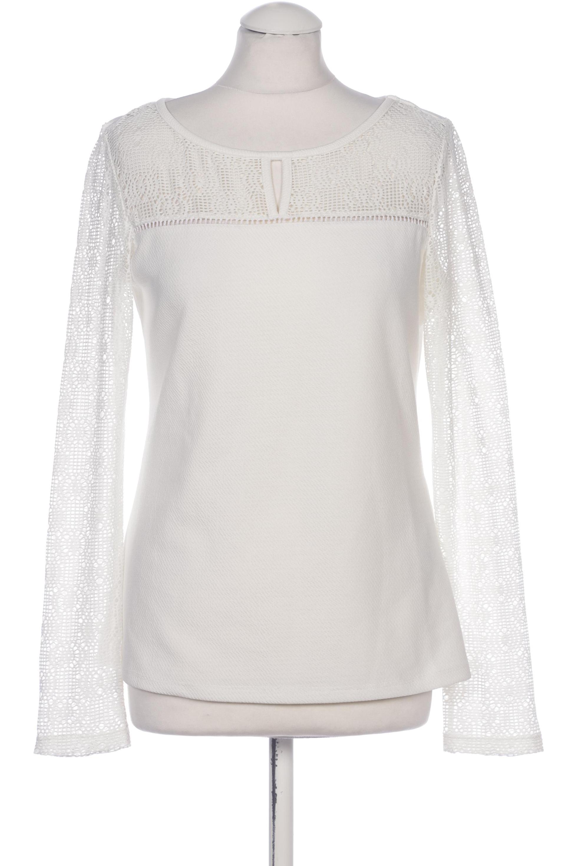 

Comma Damen Langarmshirt, cremeweiß, Gr. 38