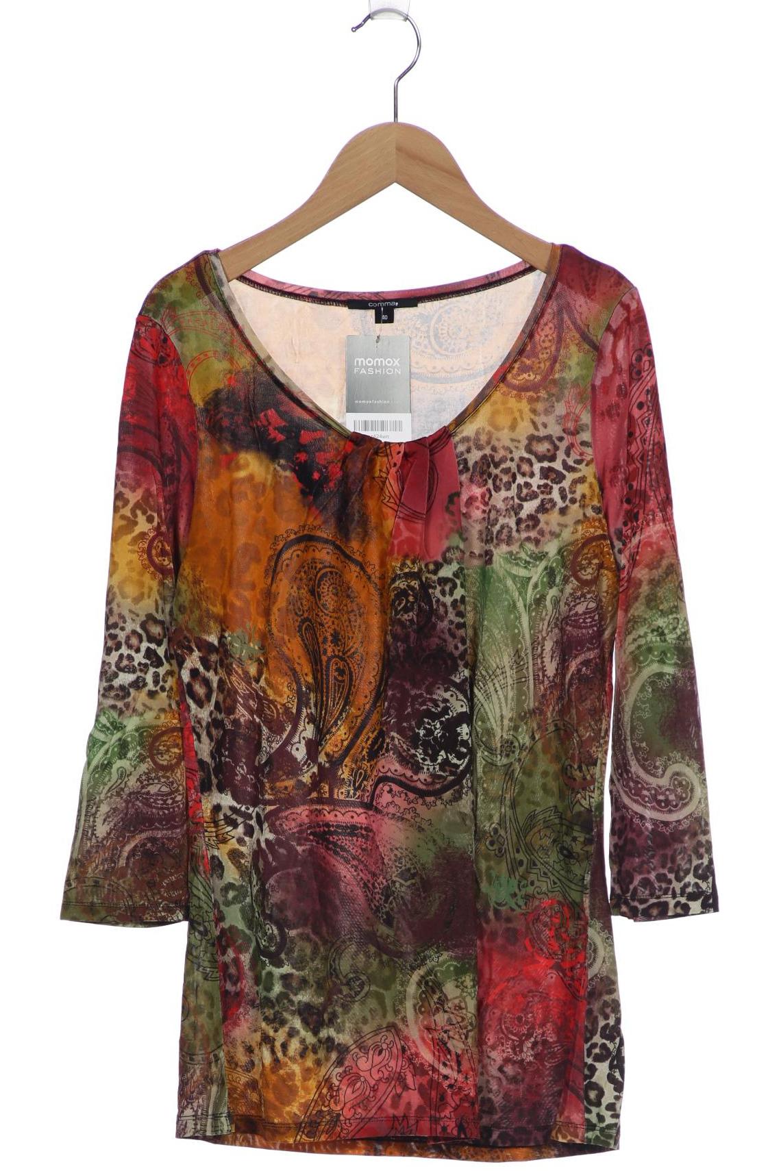 

Comma Damen Langarmshirt, mehrfarbig