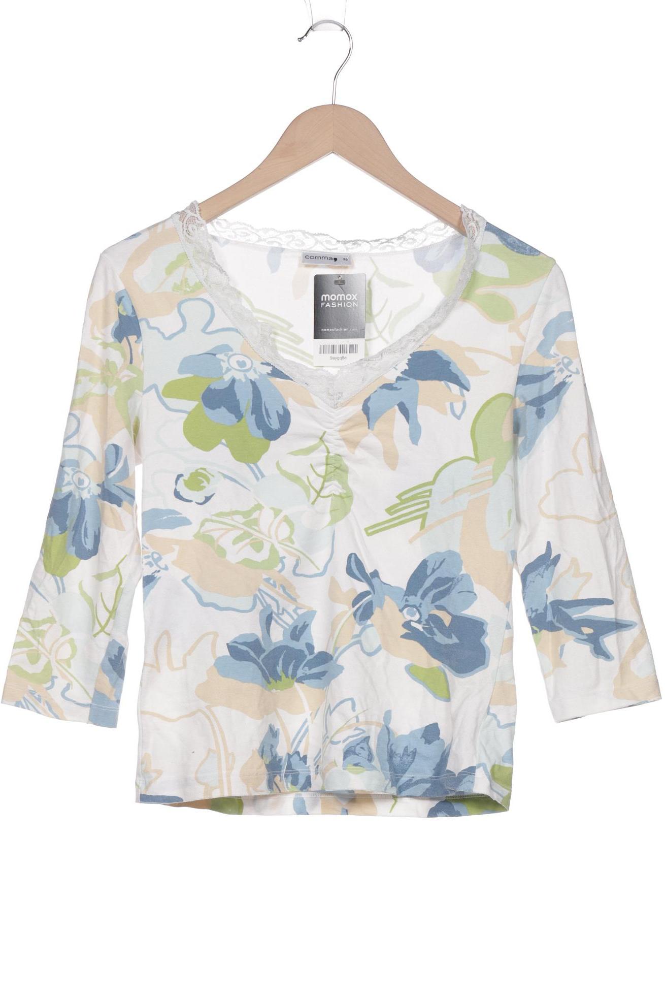 

Comma Damen Langarmshirt, mehrfarbig