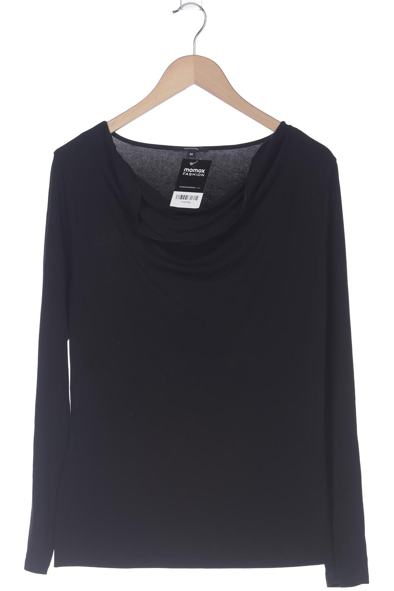 

Comma Damen Langarmshirt, schwarz, Gr. 44