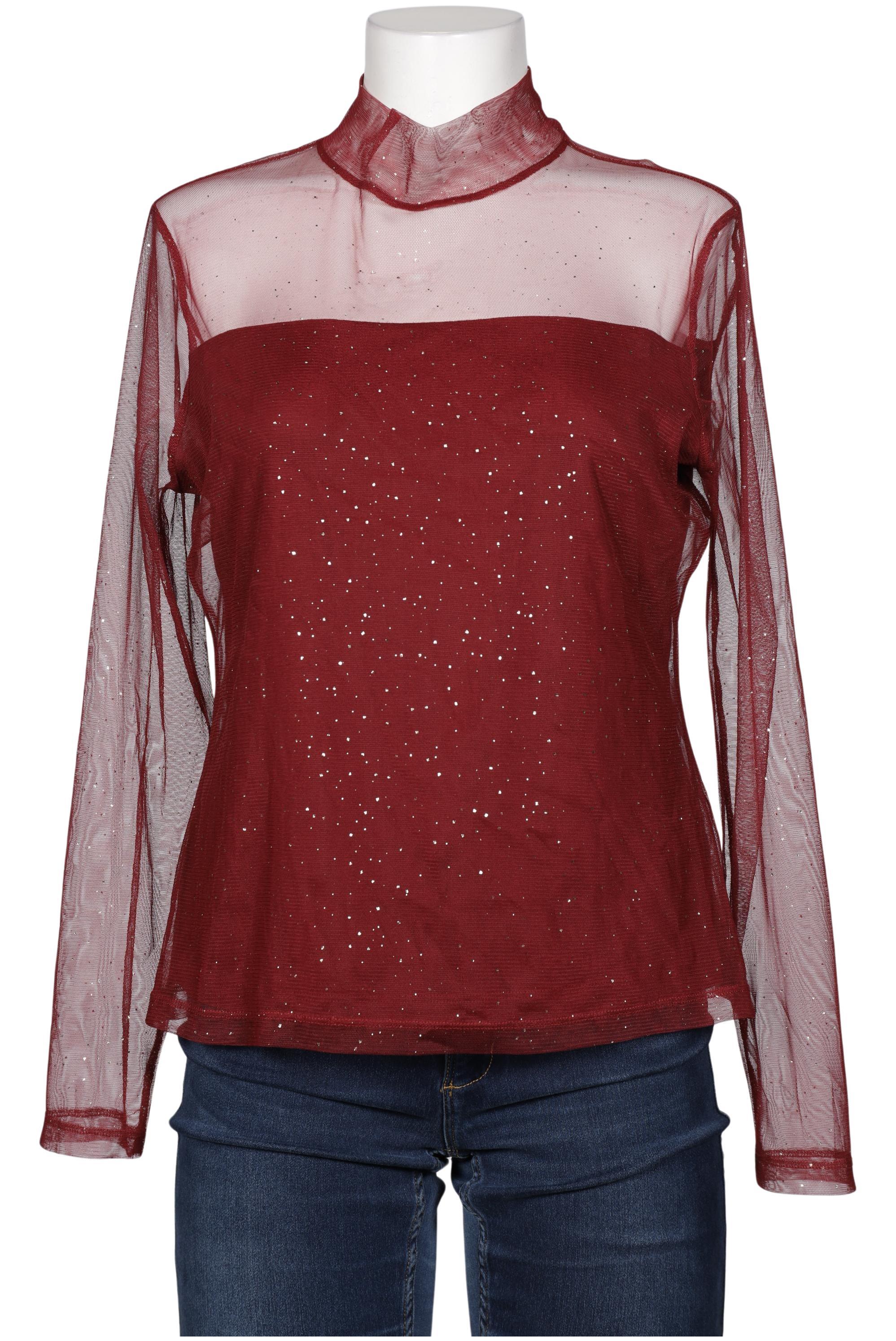 

Comma Damen Langarmshirt, bordeaux, Gr. 42