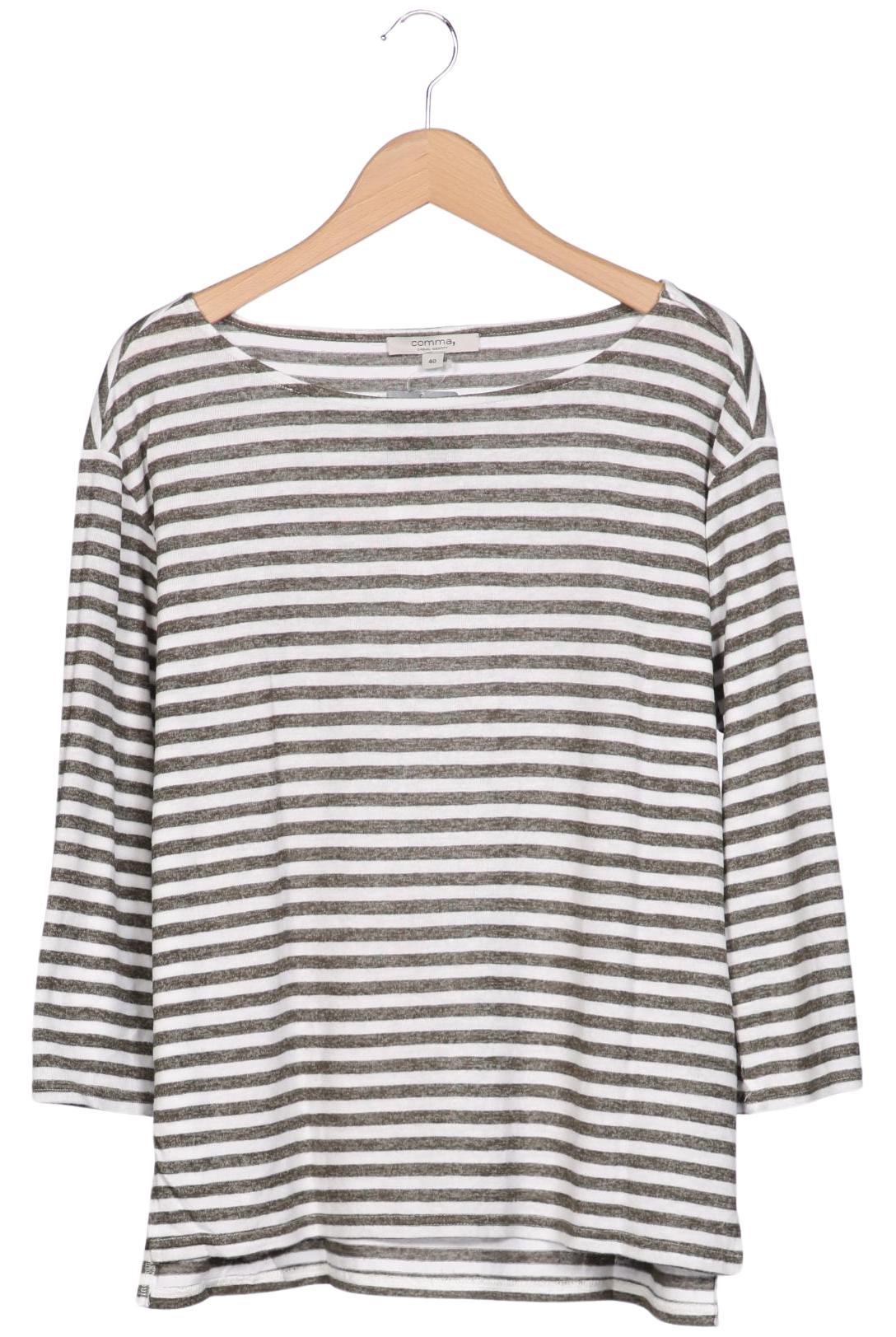 

Comma Damen Langarmshirt, mehrfarbig, Gr. 40