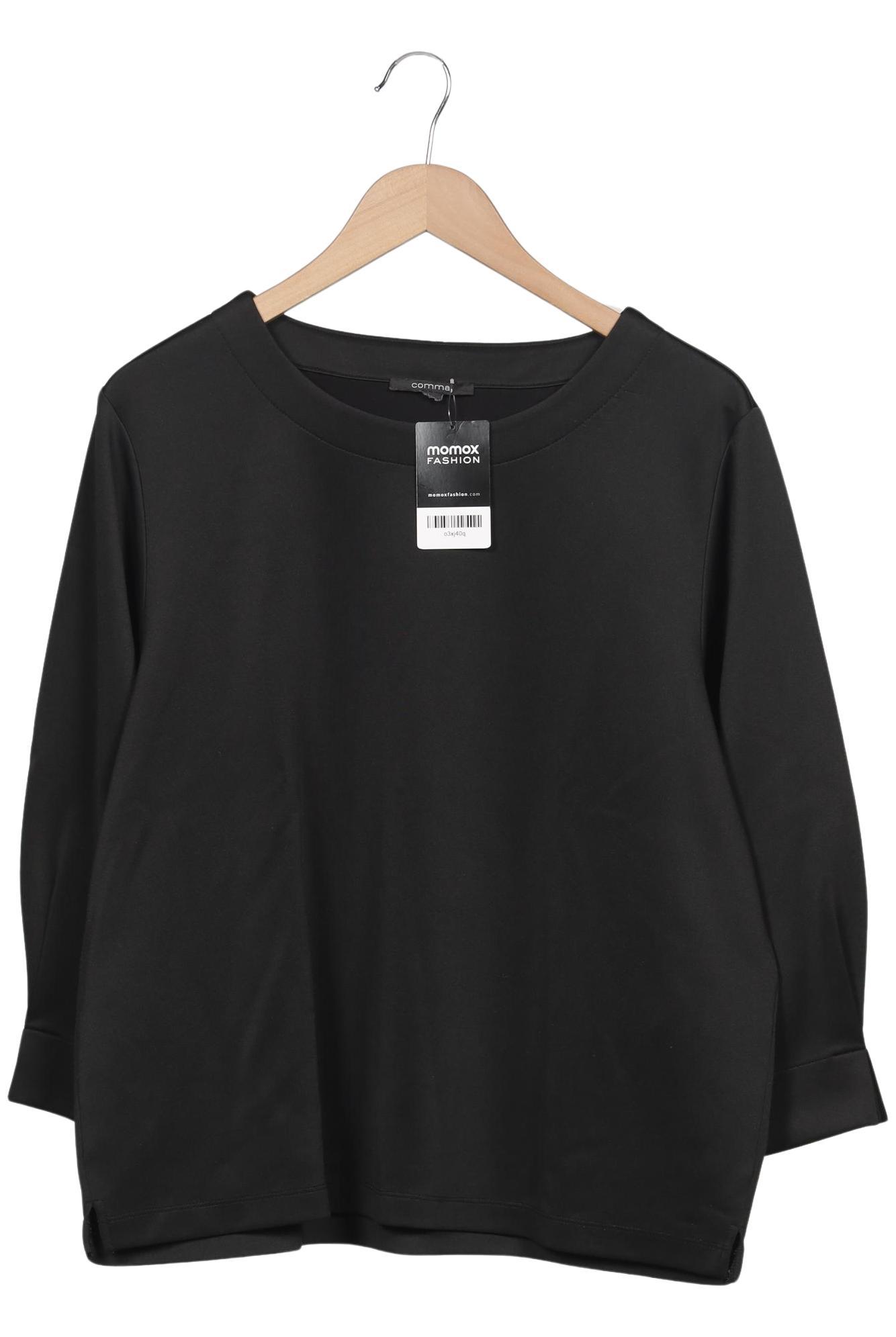 

Comma Damen Langarmshirt, schwarz, Gr. 44