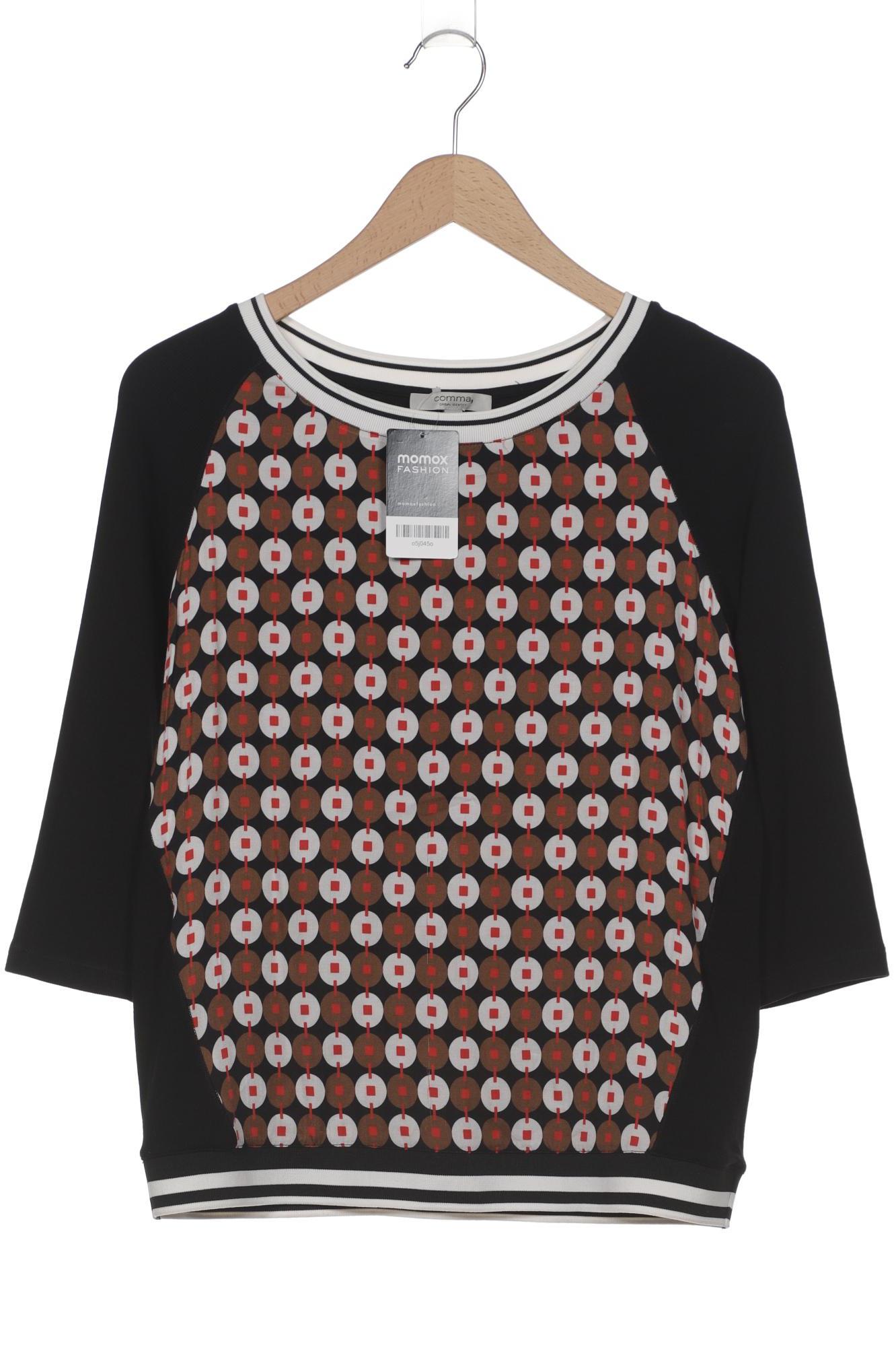 

Comma Damen Langarmshirt, schwarz, Gr. 38