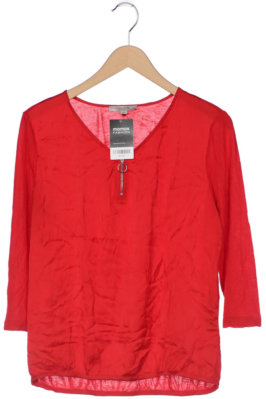 

Comma Damen Langarmshirt, rot