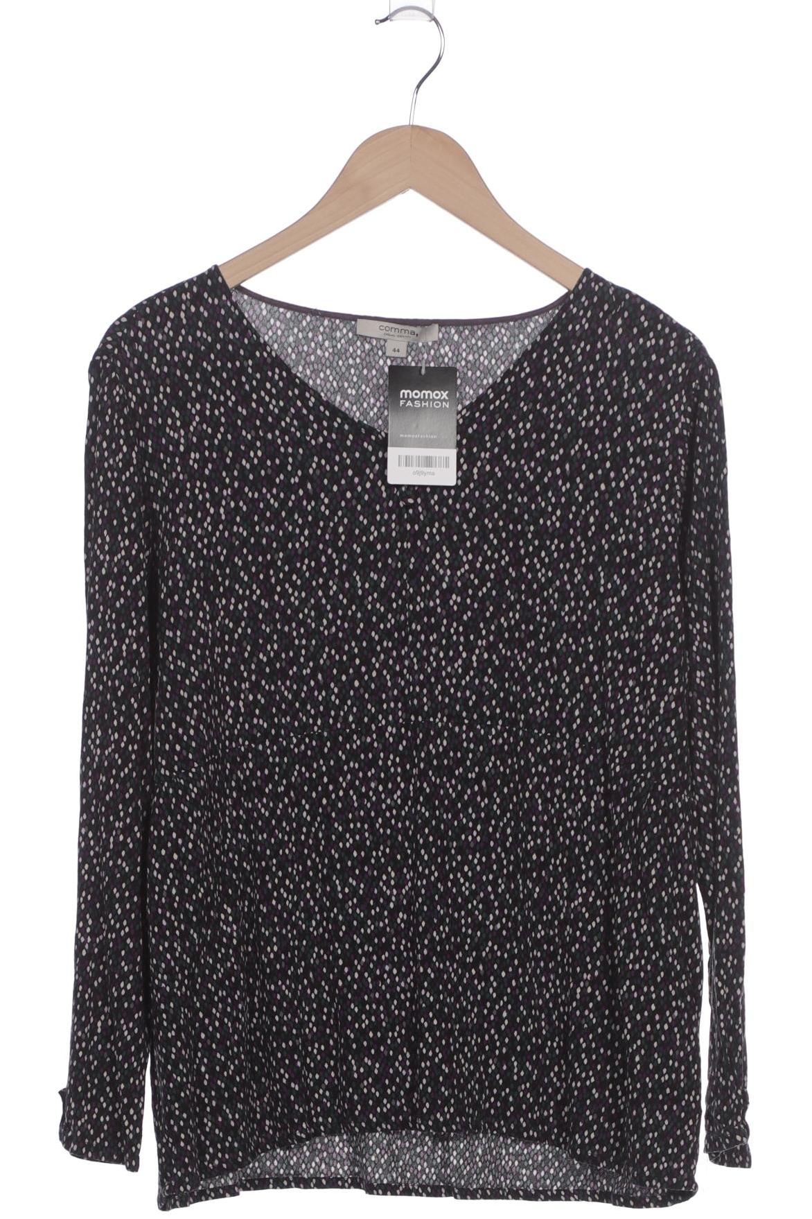 

Comma Damen Langarmshirt, schwarz, Gr. 44