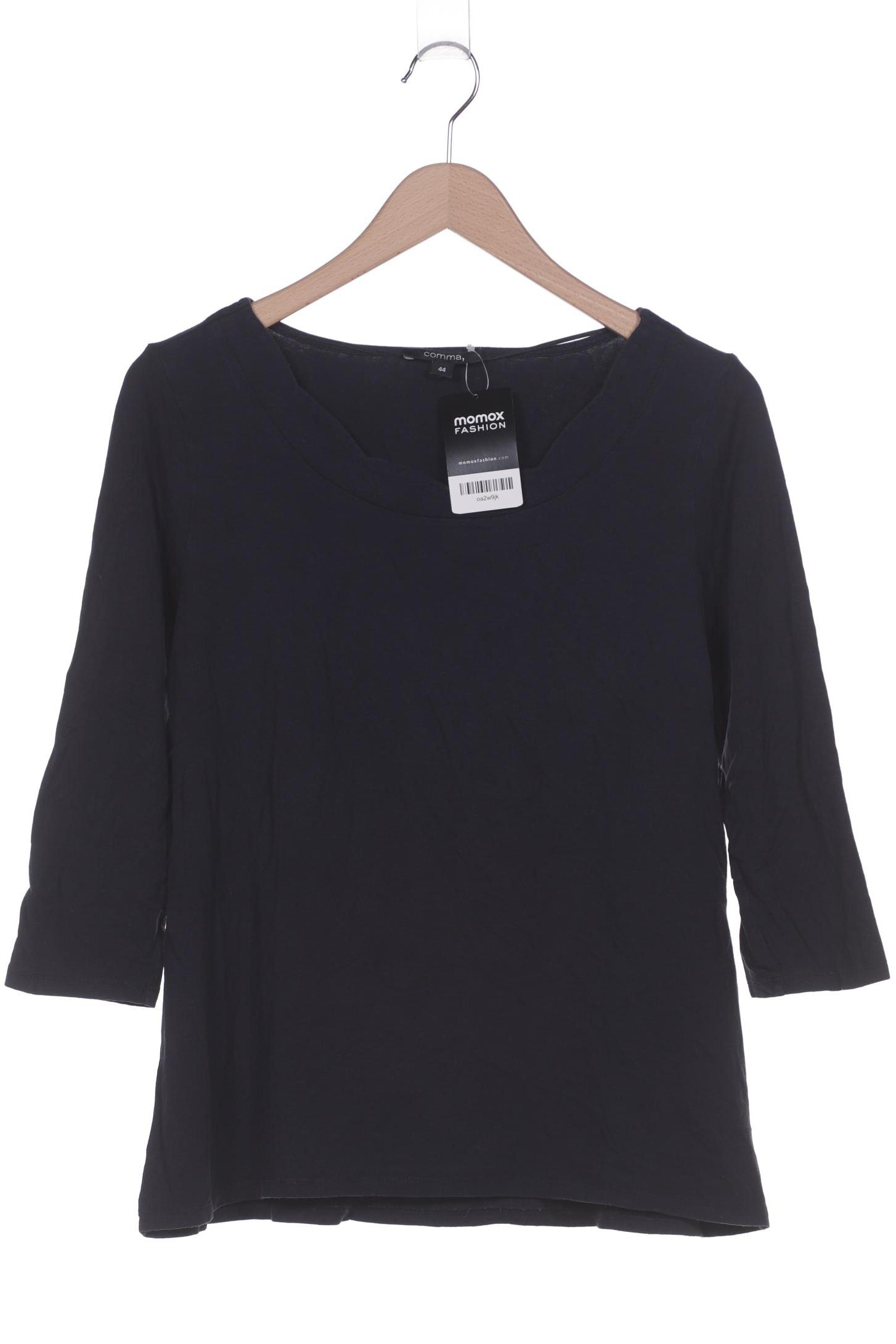 

Comma Damen Langarmshirt, marineblau, Gr. 44