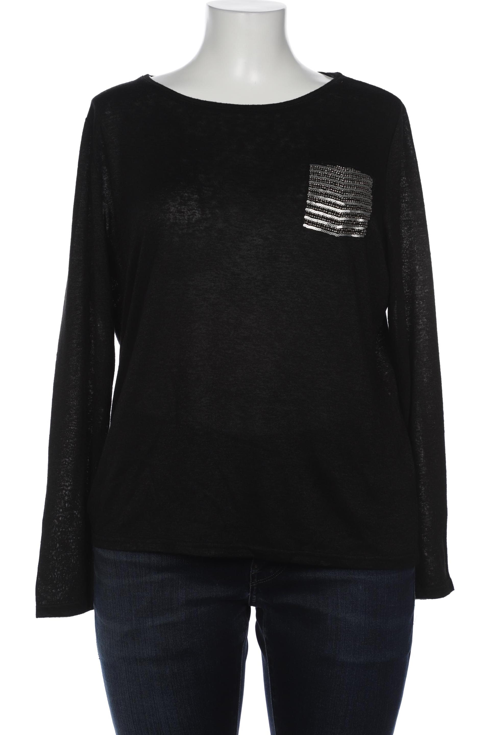 

Comma Damen Langarmshirt, schwarz, Gr. 44