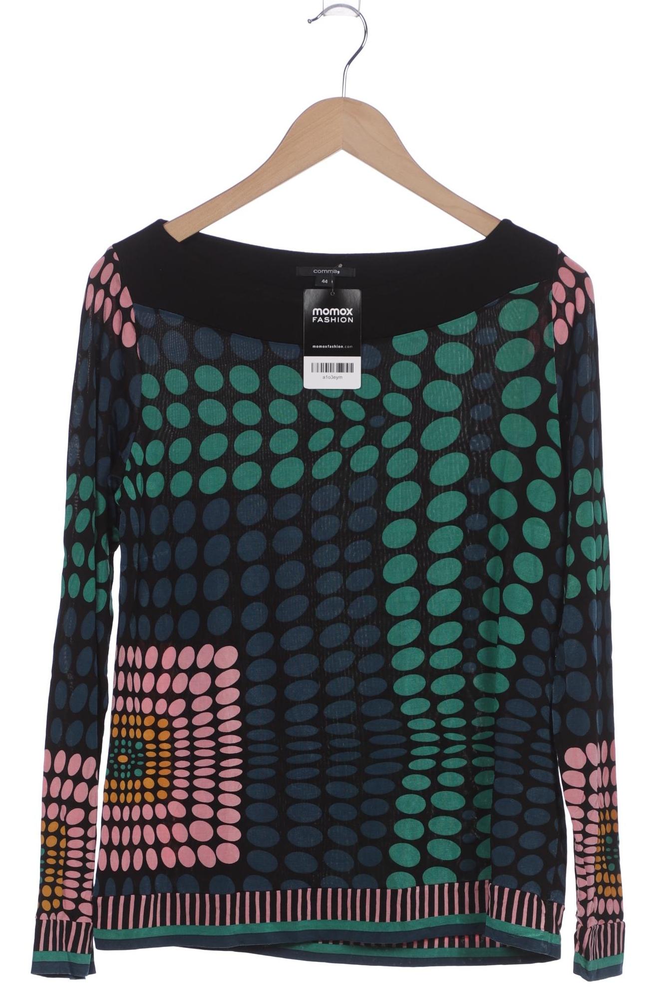 

Comma Damen Langarmshirt, schwarz, Gr. 44