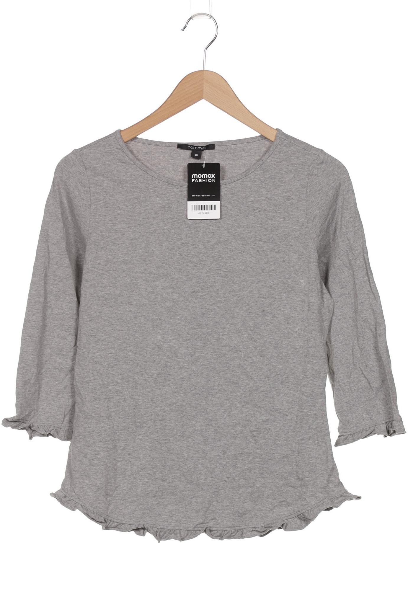 

Comma Damen Langarmshirt, grau, Gr. 40