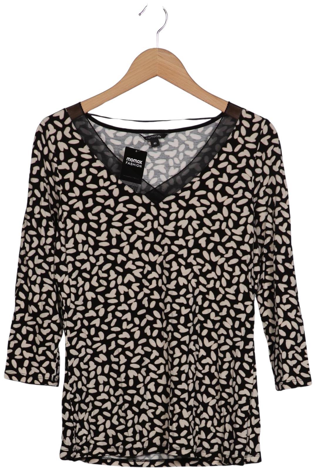 

Comma Damen Langarmshirt, mehrfarbig, Gr. 40