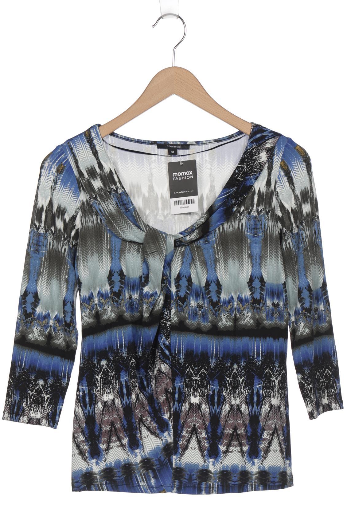 

Comma Damen Langarmshirt, blau