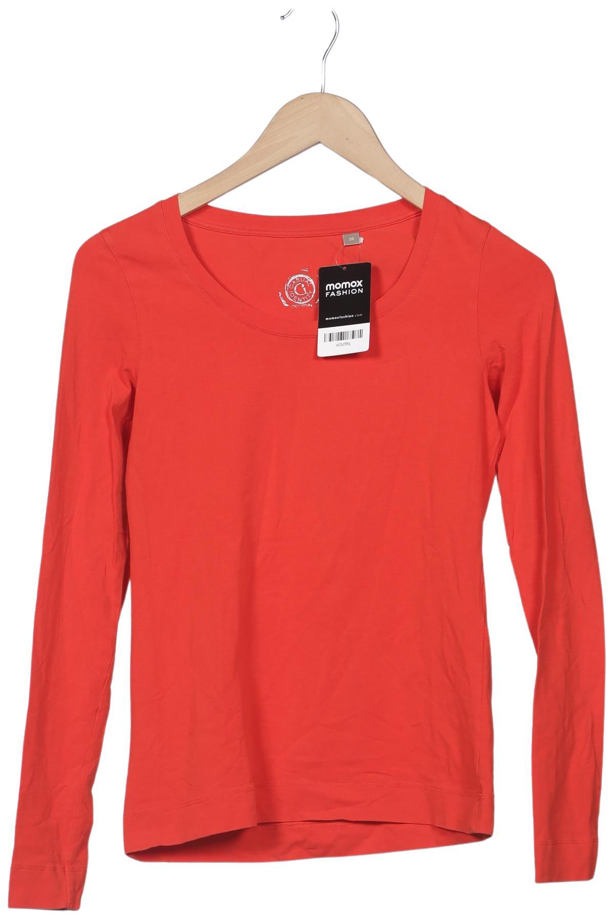 

Comma Damen Langarmshirt, rot, Gr. 34