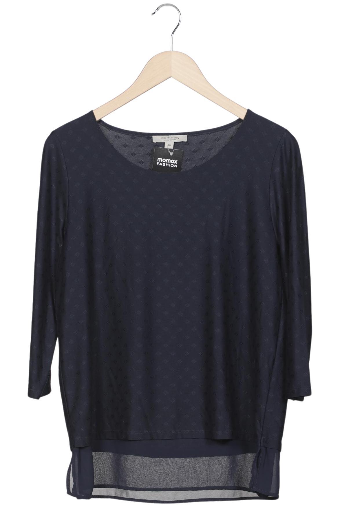 

Comma Damen Langarmshirt, marineblau, Gr. 40