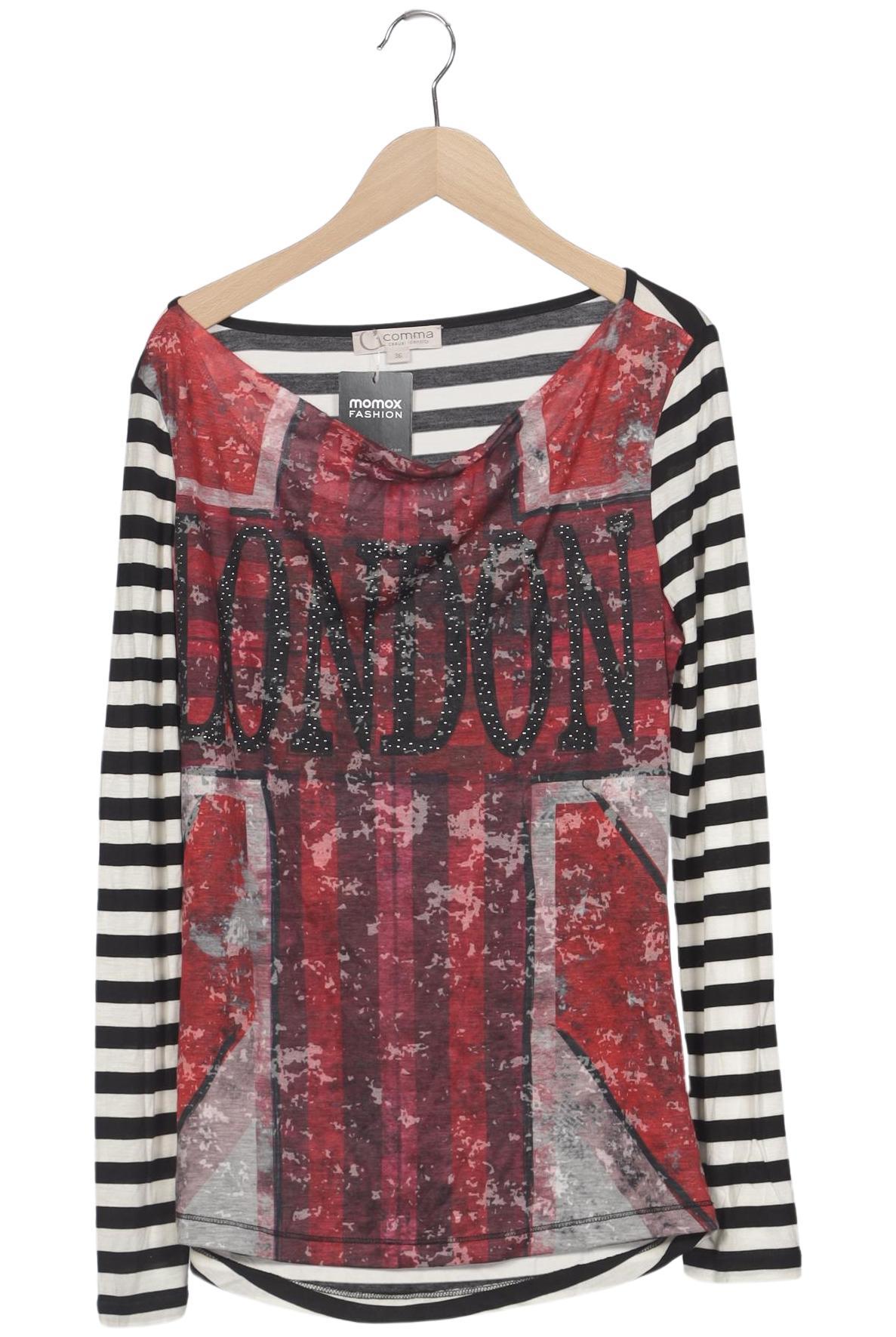 

Comma Damen Langarmshirt, mehrfarbig, Gr. 36