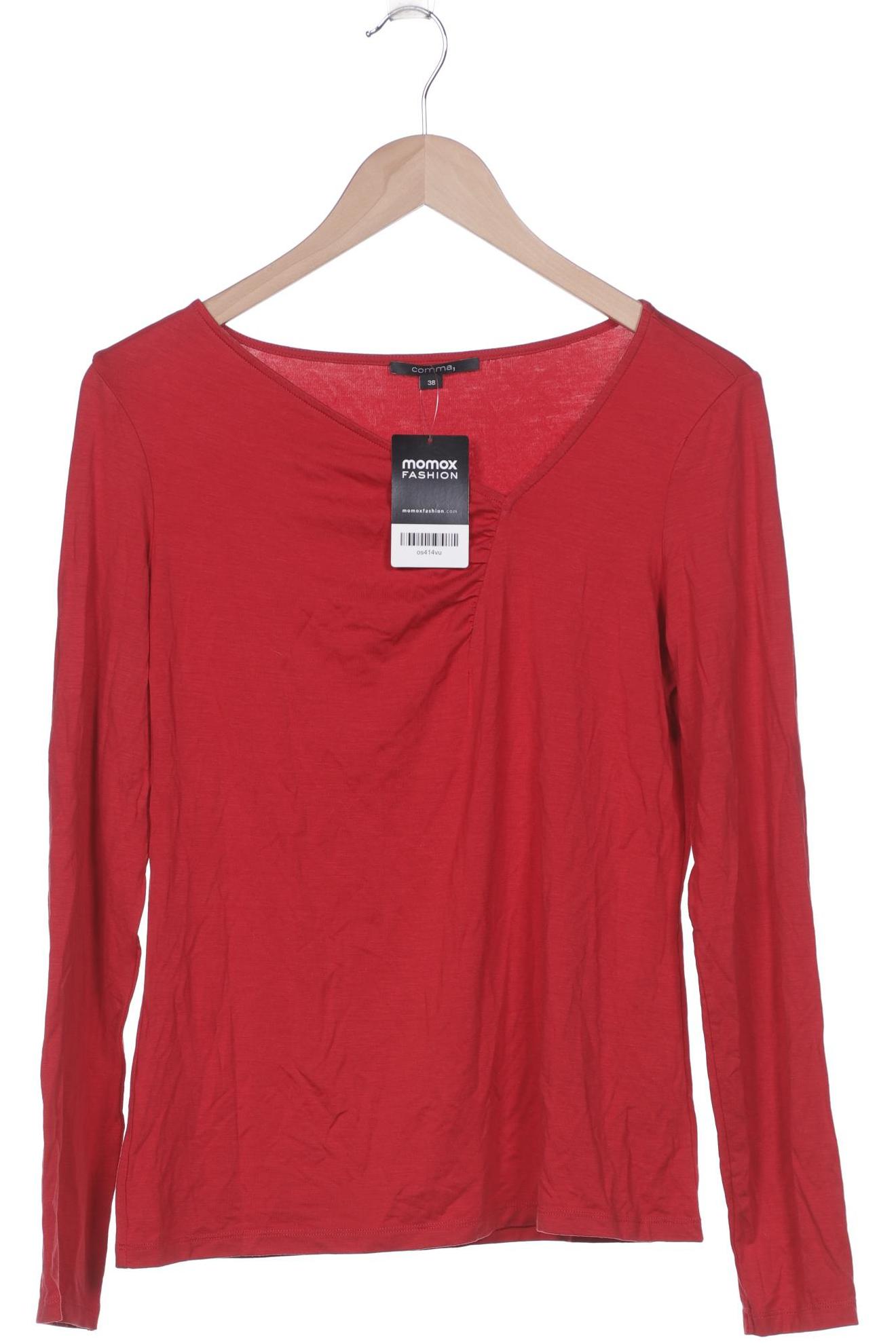 

Comma Damen Langarmshirt, rot, Gr. 38
