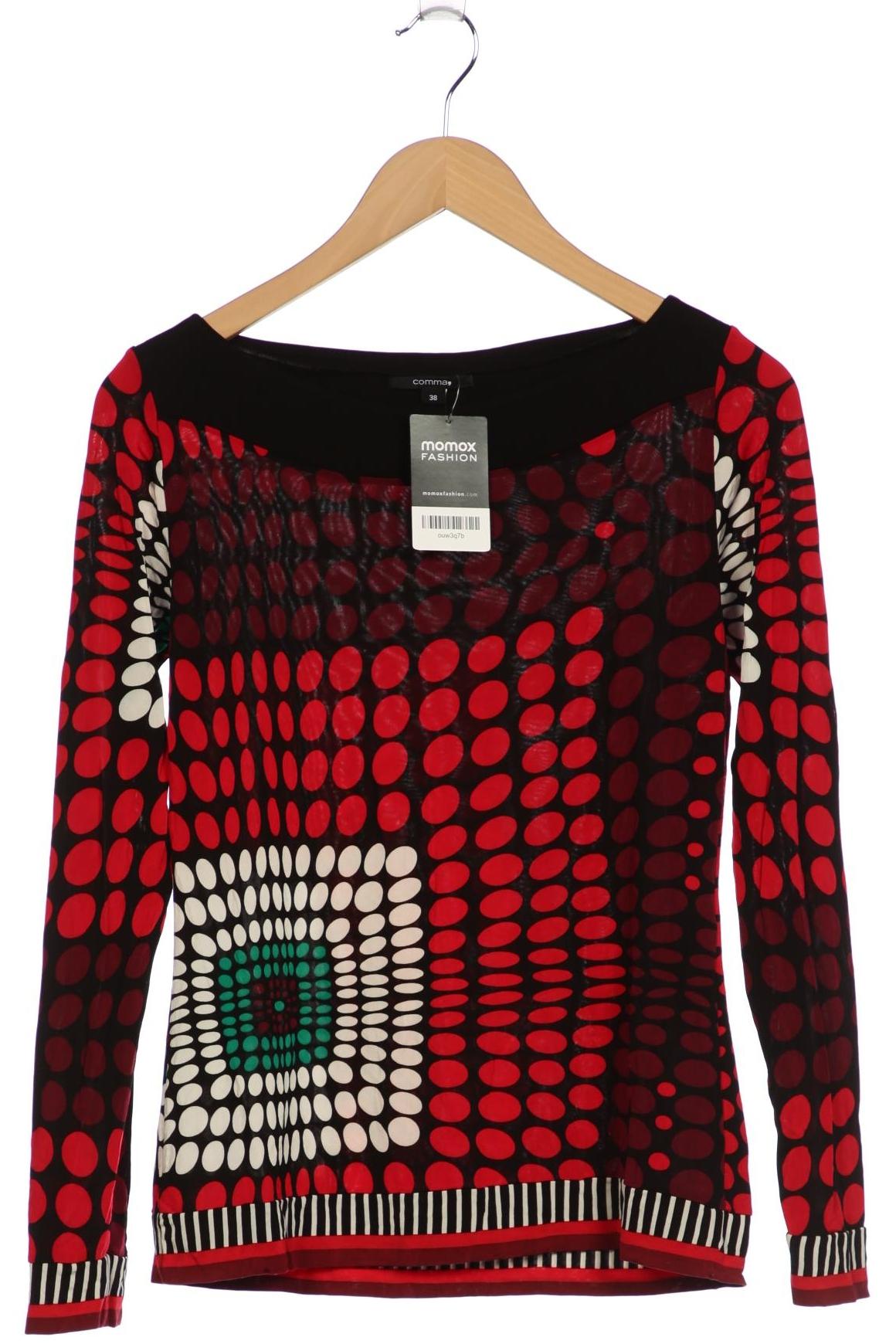 

Comma Damen Langarmshirt, rot, Gr. 38