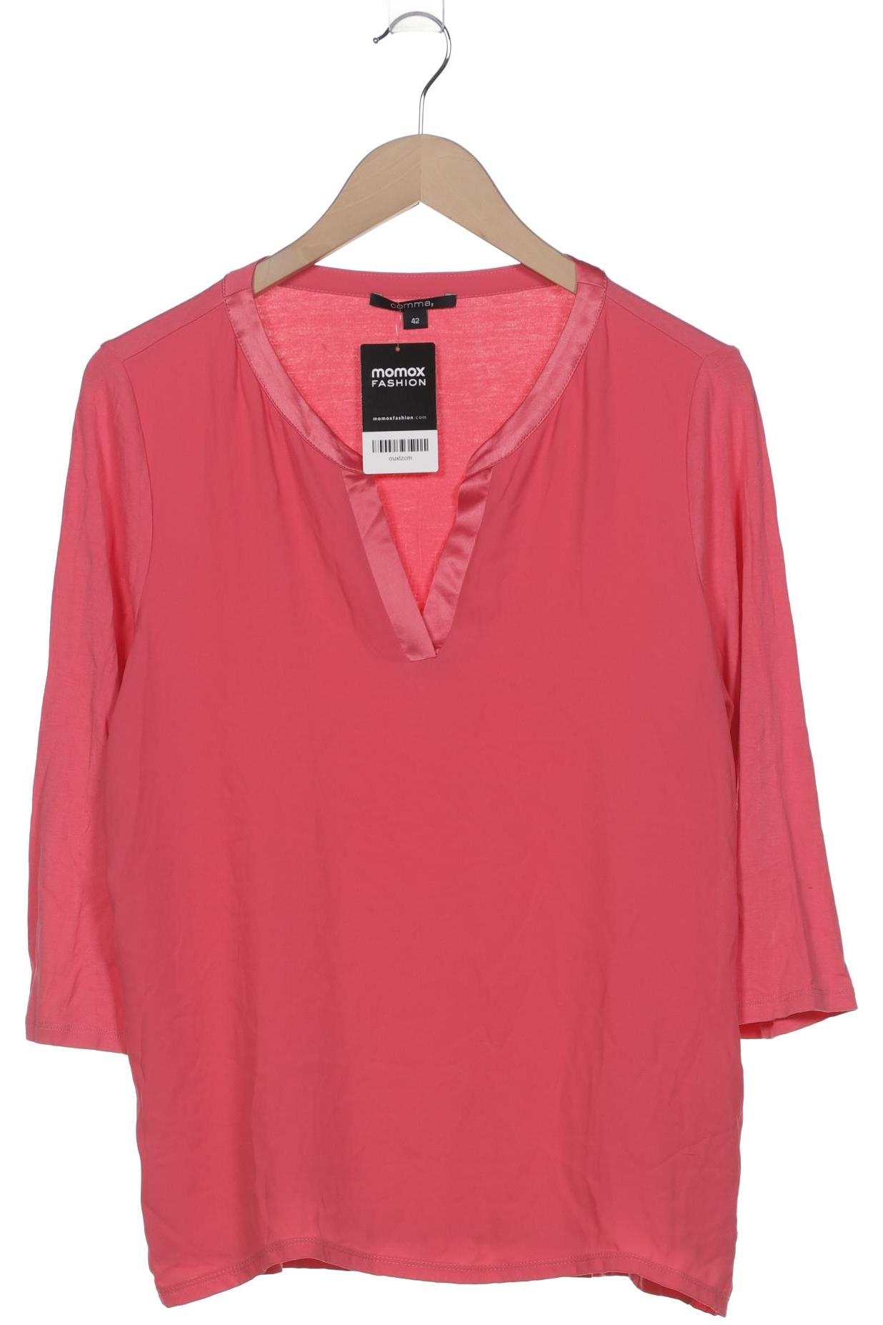 

Comma Damen Langarmshirt, pink, Gr. 42