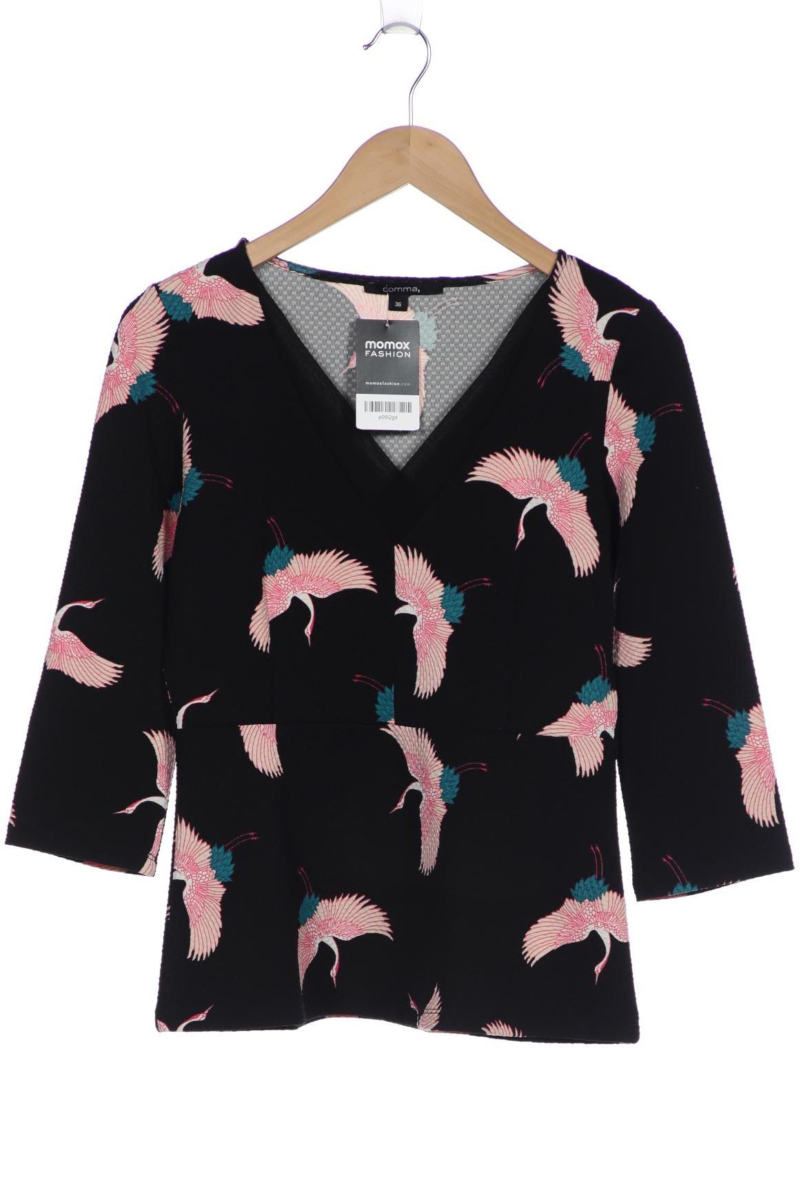 

Comma Damen Langarmshirt, schwarz
