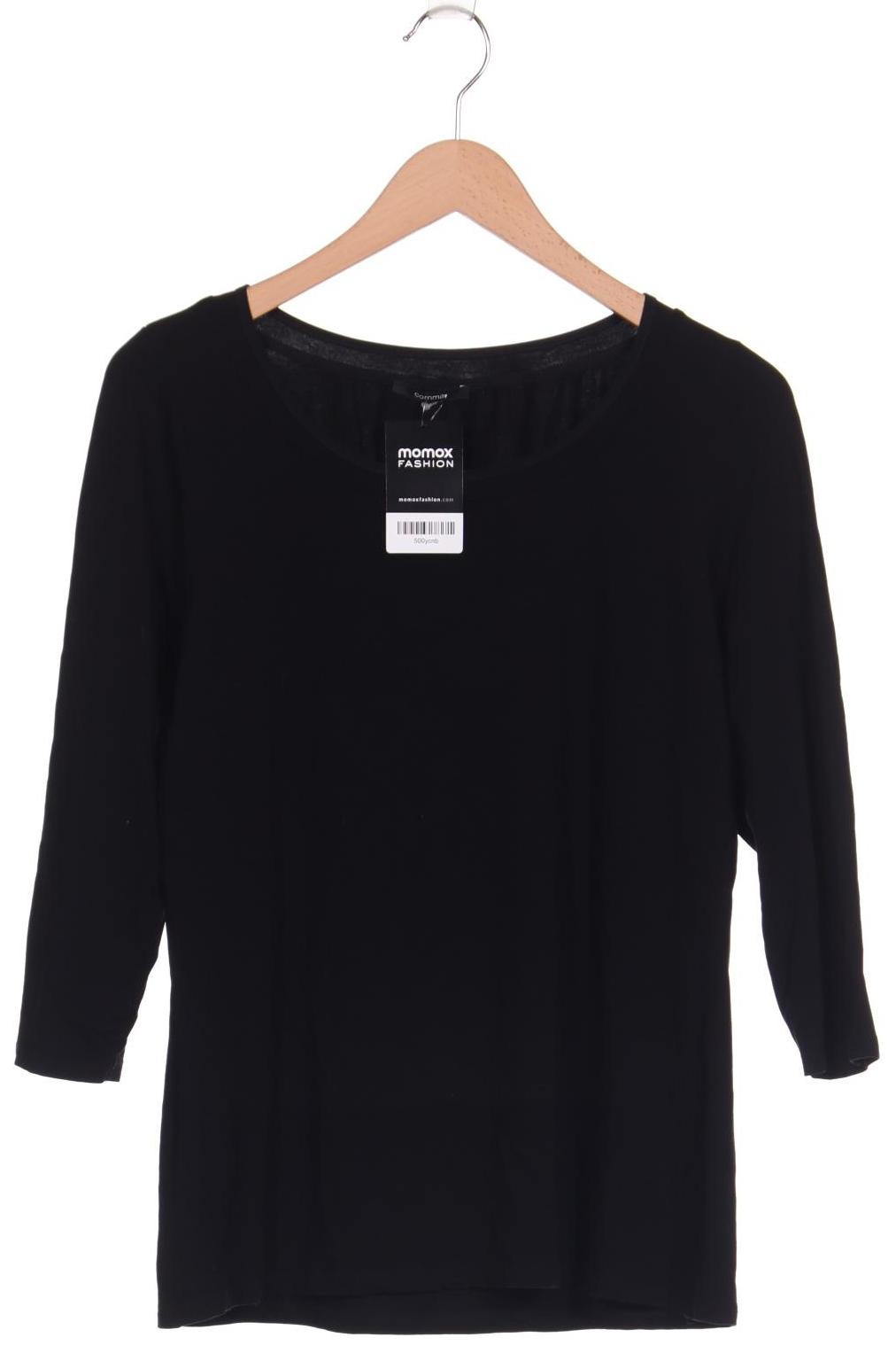 

Comma Damen Langarmshirt, schwarz, Gr. 42