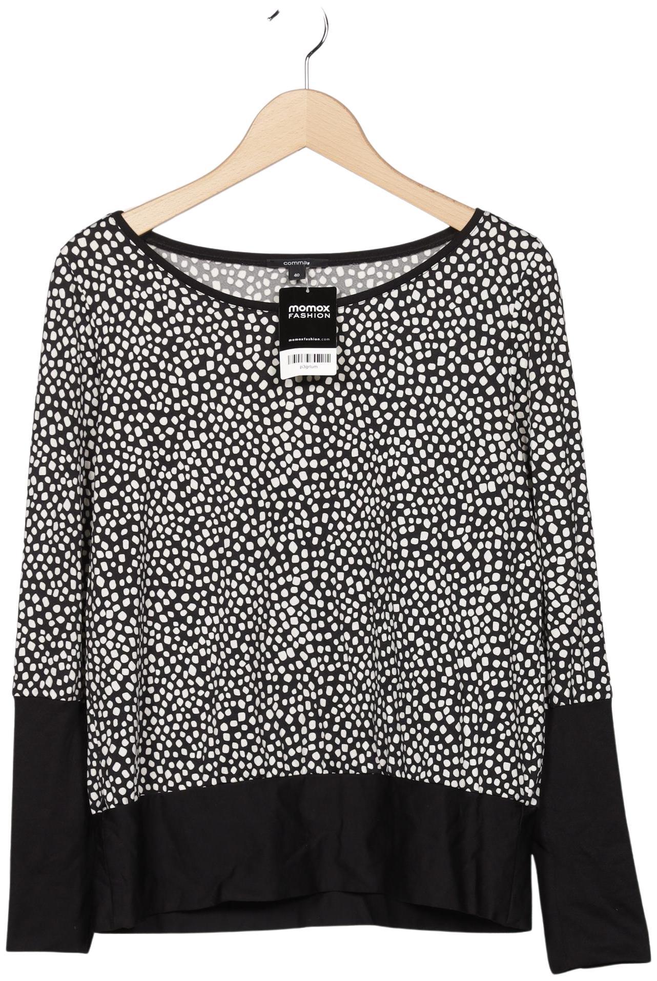

Comma Damen Langarmshirt, mehrfarbig, Gr. 40