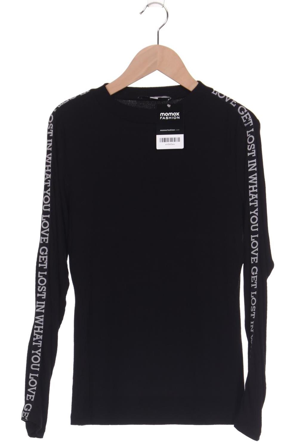 

Comma Damen Langarmshirt, schwarz, Gr. 36