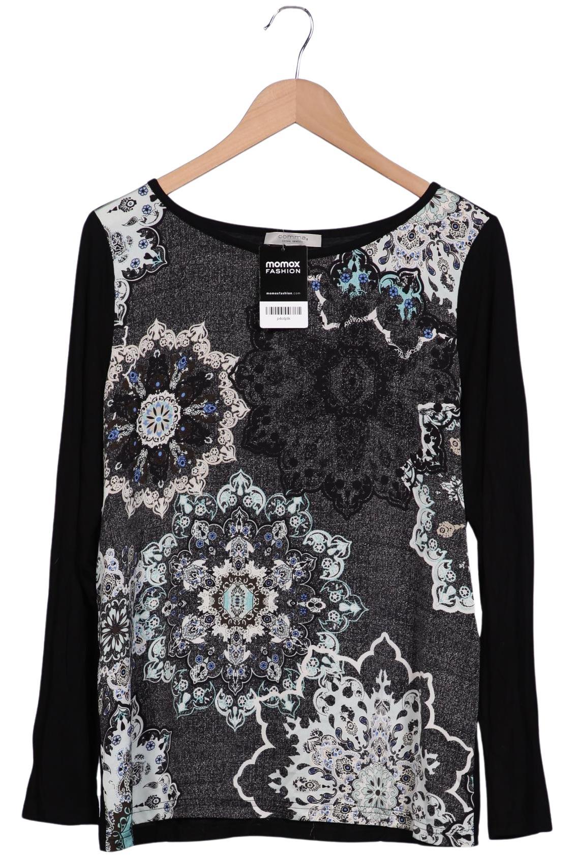 

Comma Damen Langarmshirt, schwarz, Gr. 42