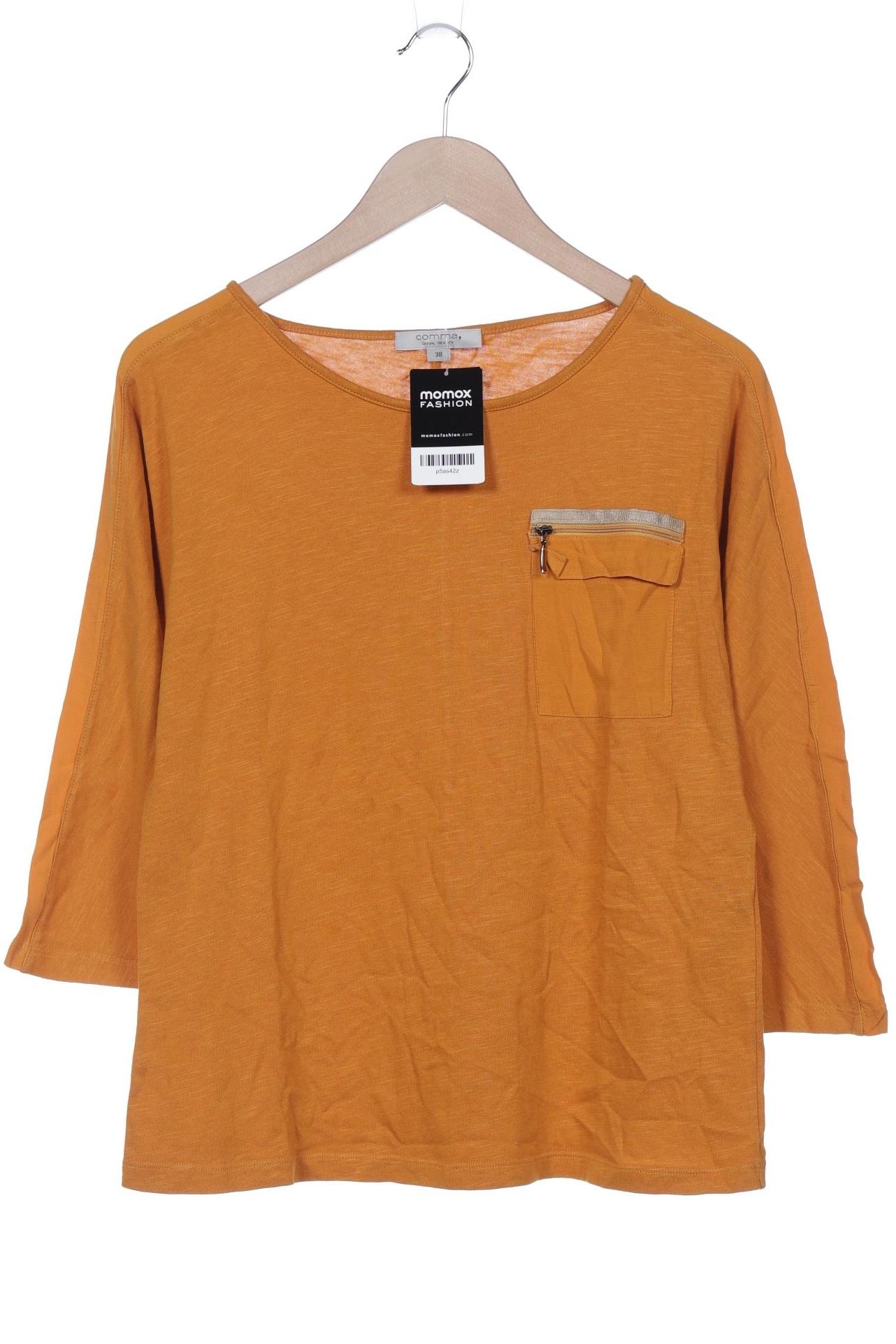 

Comma Damen Langarmshirt, orange, Gr. 38