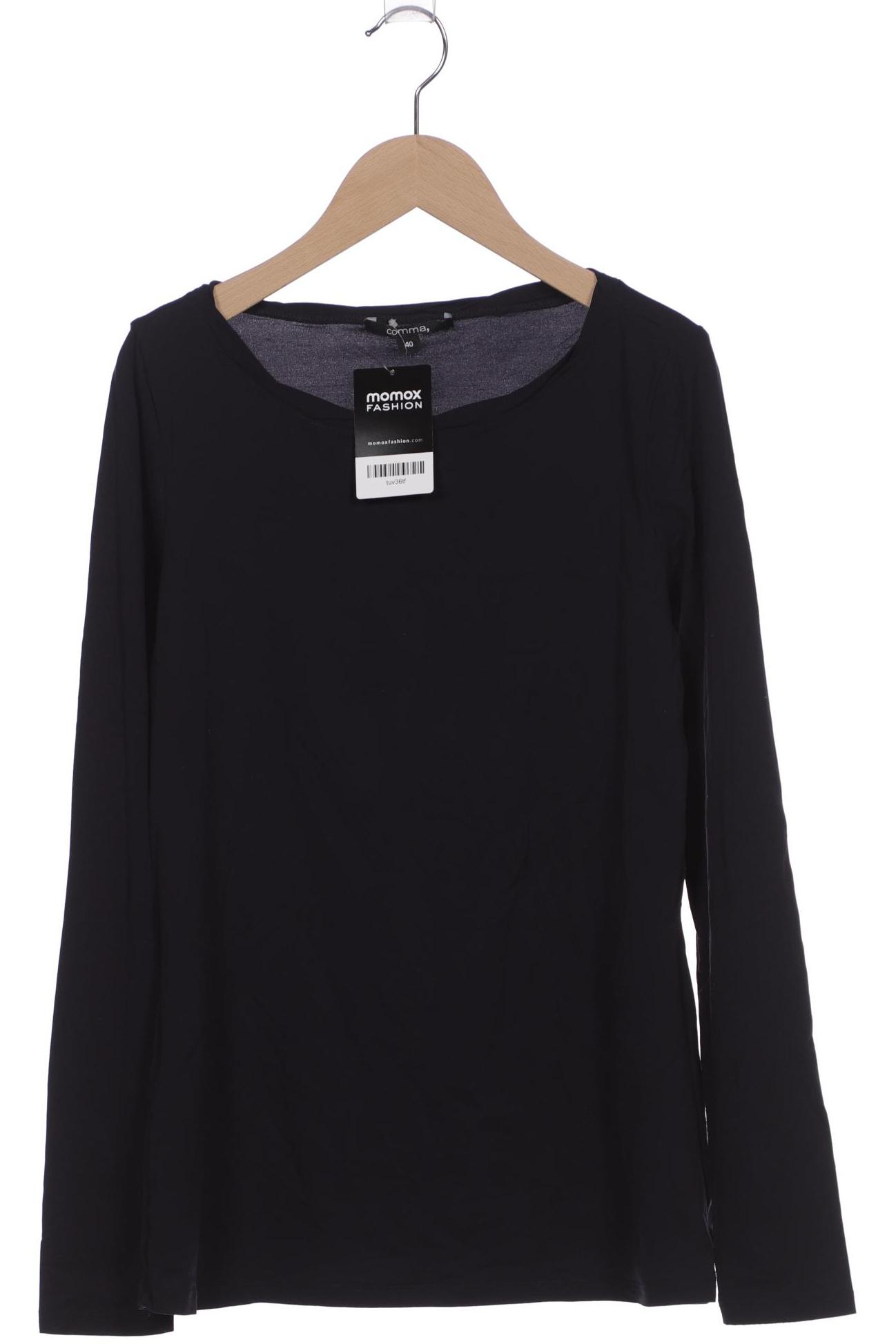 

Comma Damen Langarmshirt, marineblau, Gr. 40