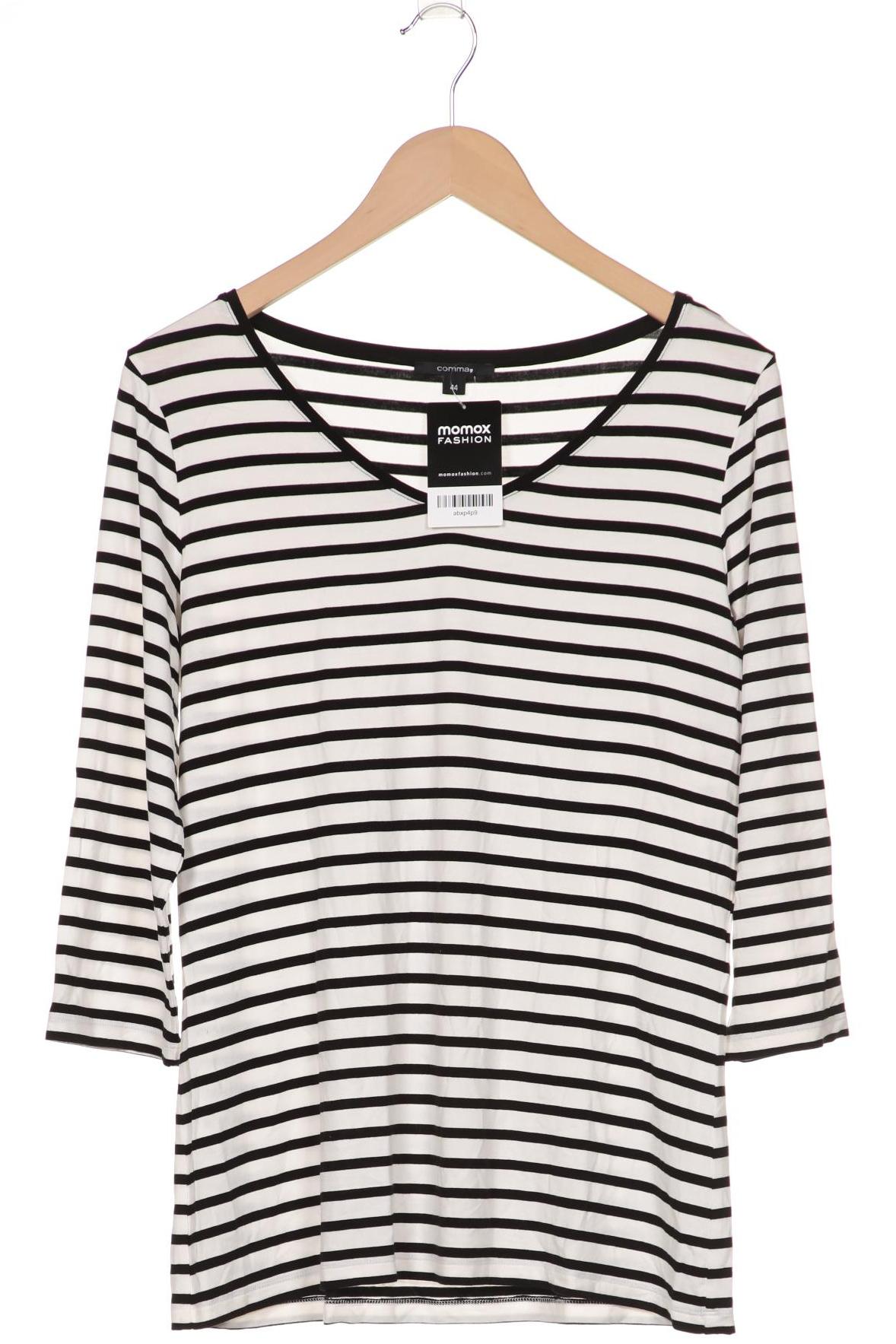 

Comma Damen Langarmshirt, weiß
