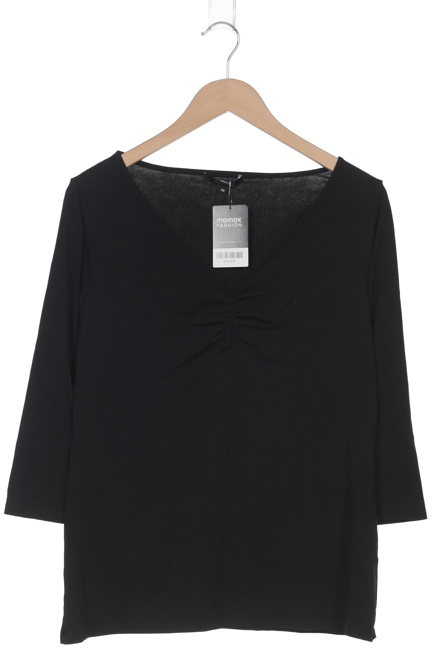 

Comma Damen Langarmshirt, schwarz, Gr. 46