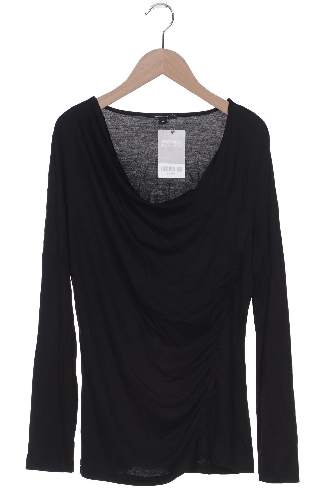 

Comma Damen Langarmshirt, schwarz