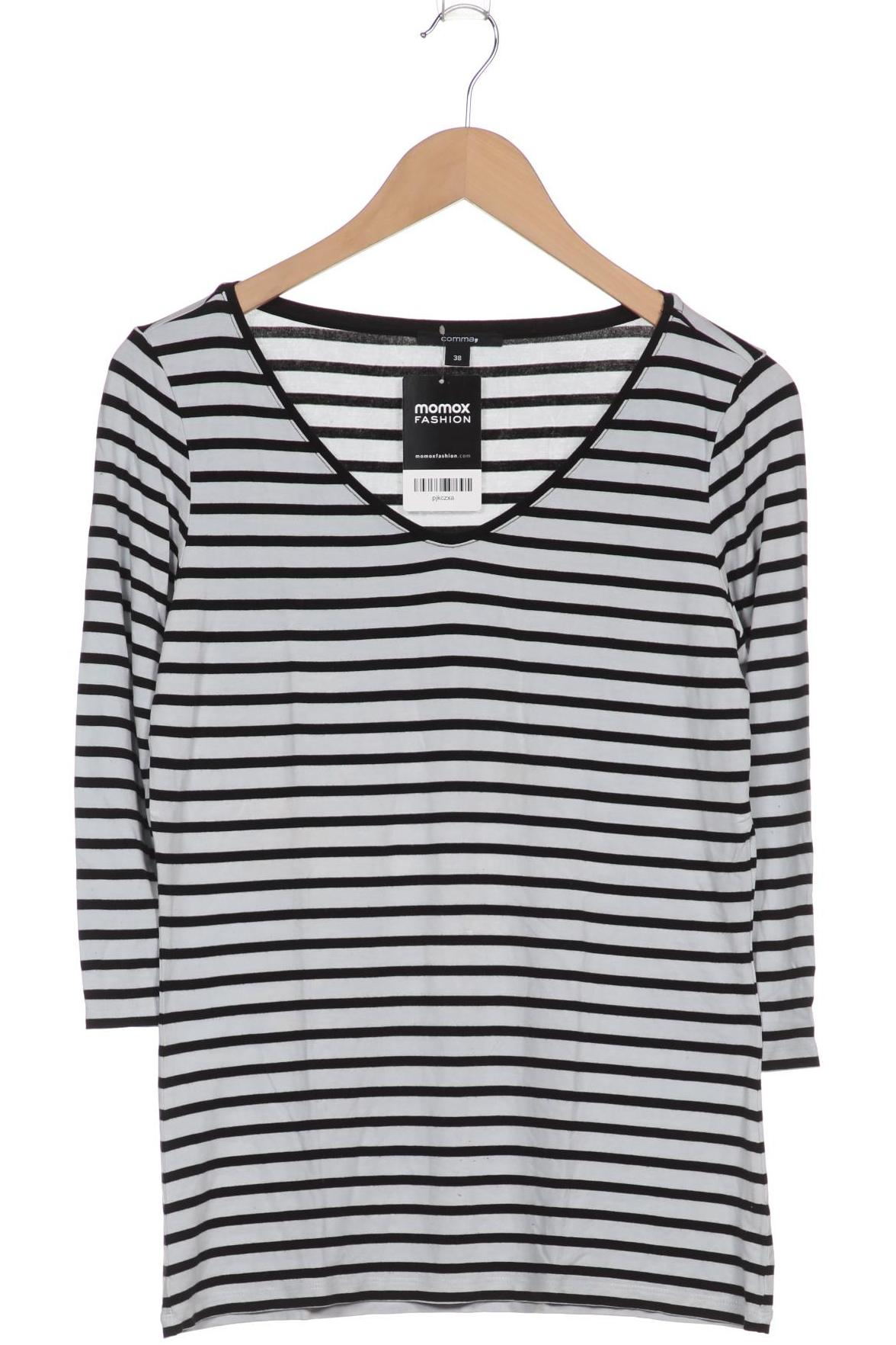 

Comma Damen Langarmshirt, schwarz, Gr. 38
