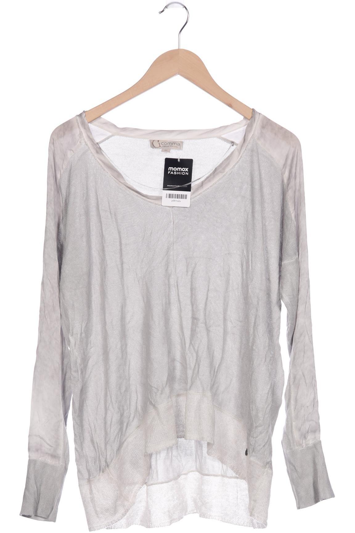 

Comma Damen Langarmshirt, grau, Gr. 42