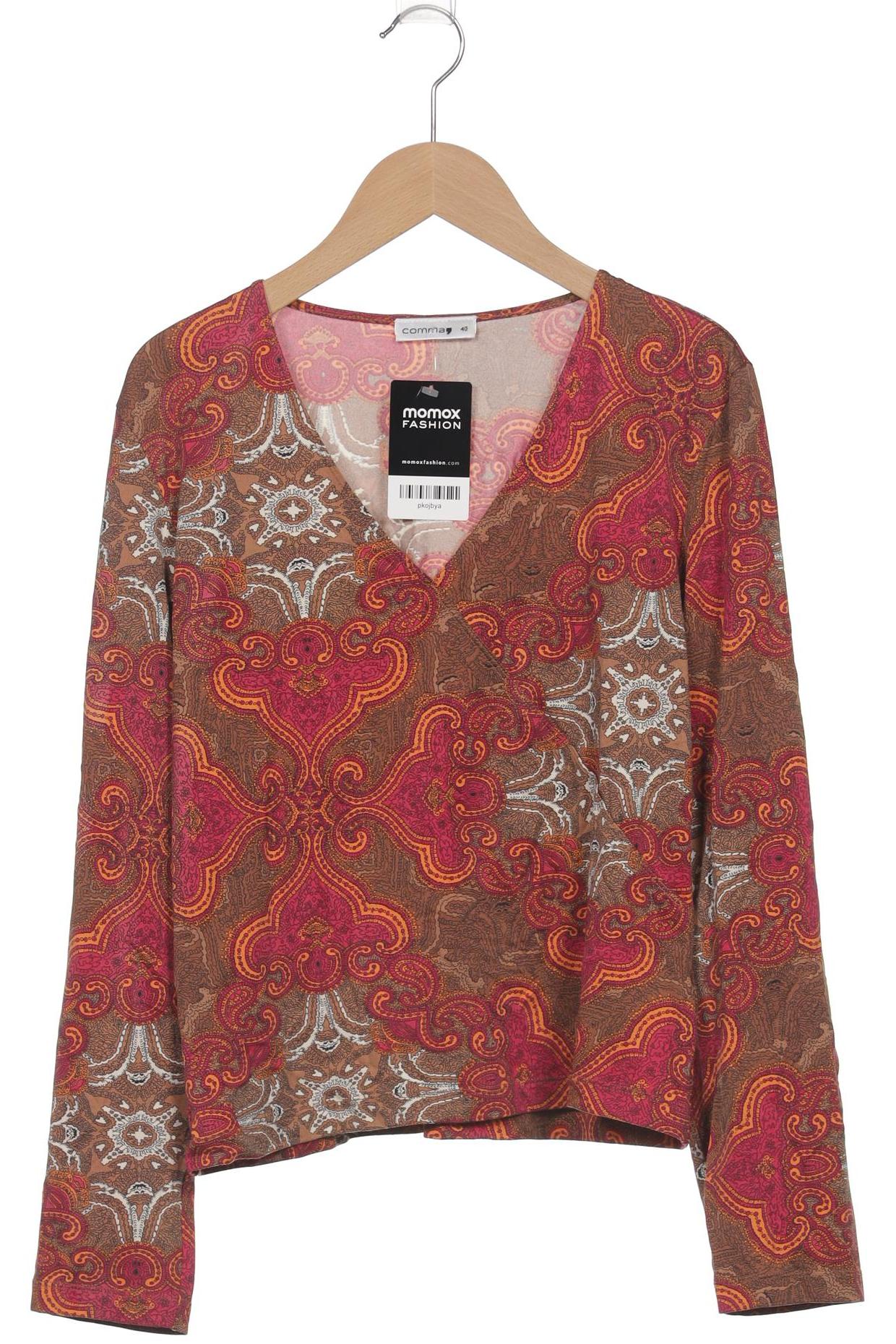 

Comma Damen Langarmshirt, bordeaux, Gr. 40