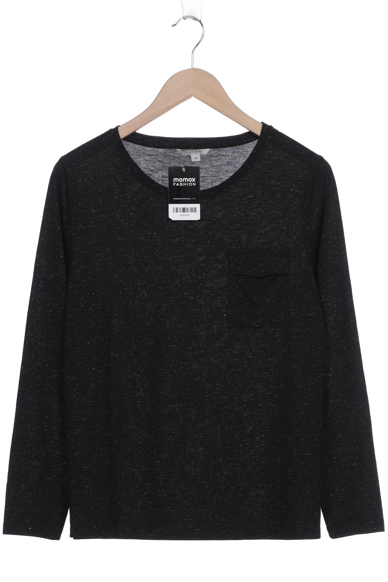 

Comma Damen Langarmshirt, schwarz